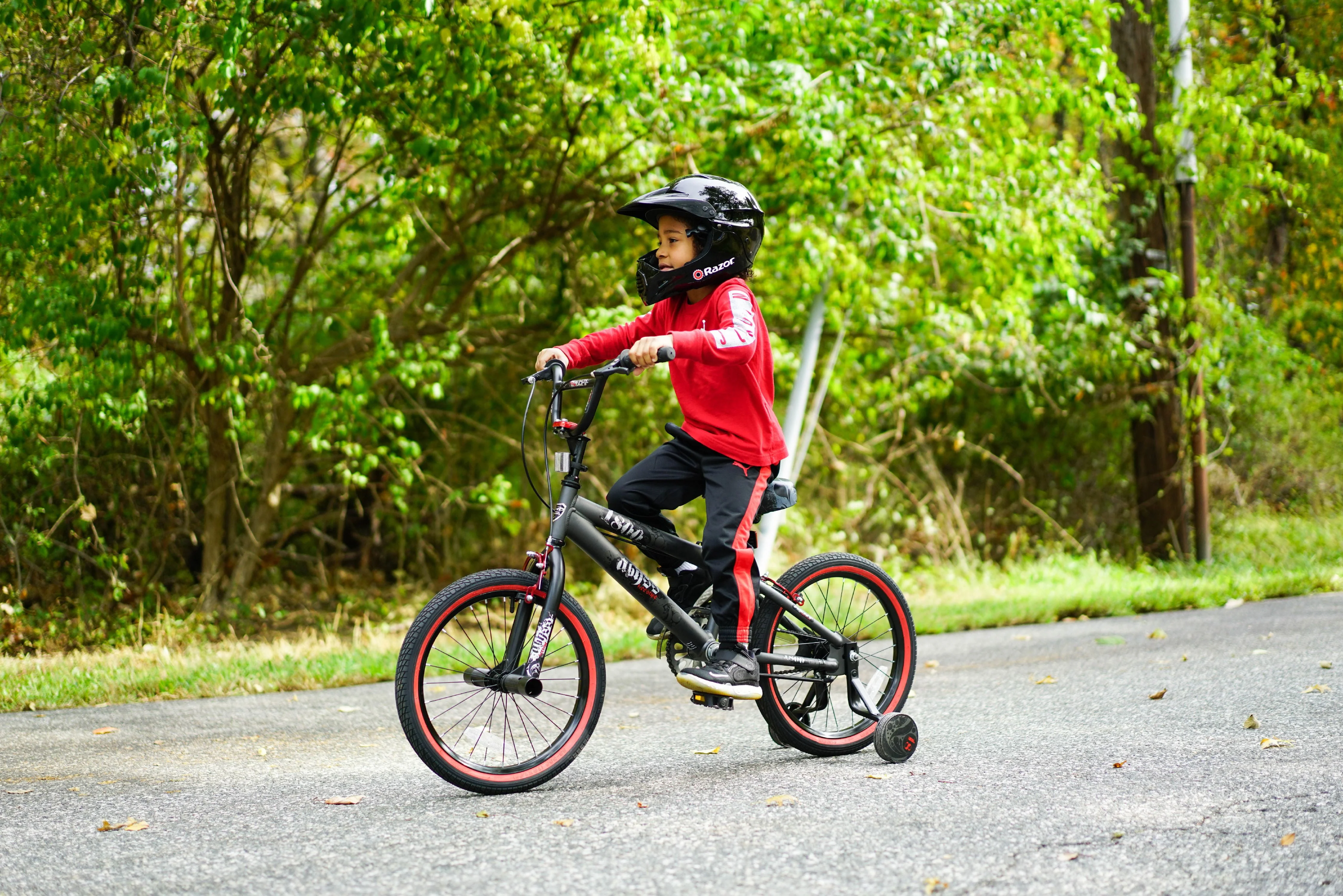 Kent 18 In. Abyss Boy's Freestyle BMX Bike, Charcoal Gray