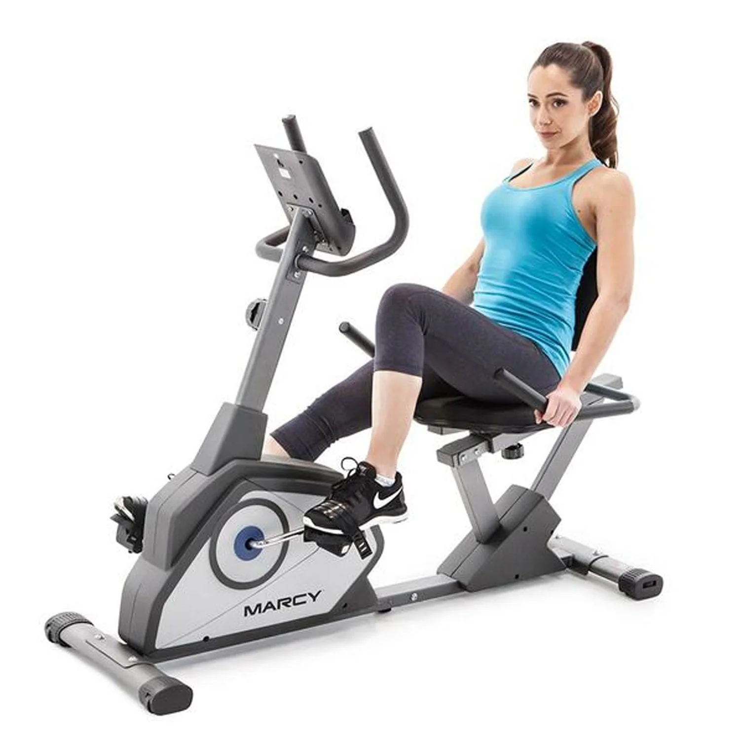 Marcy NS-40502R Recumbent Bike with 8 Magnetic Resistance Levels
