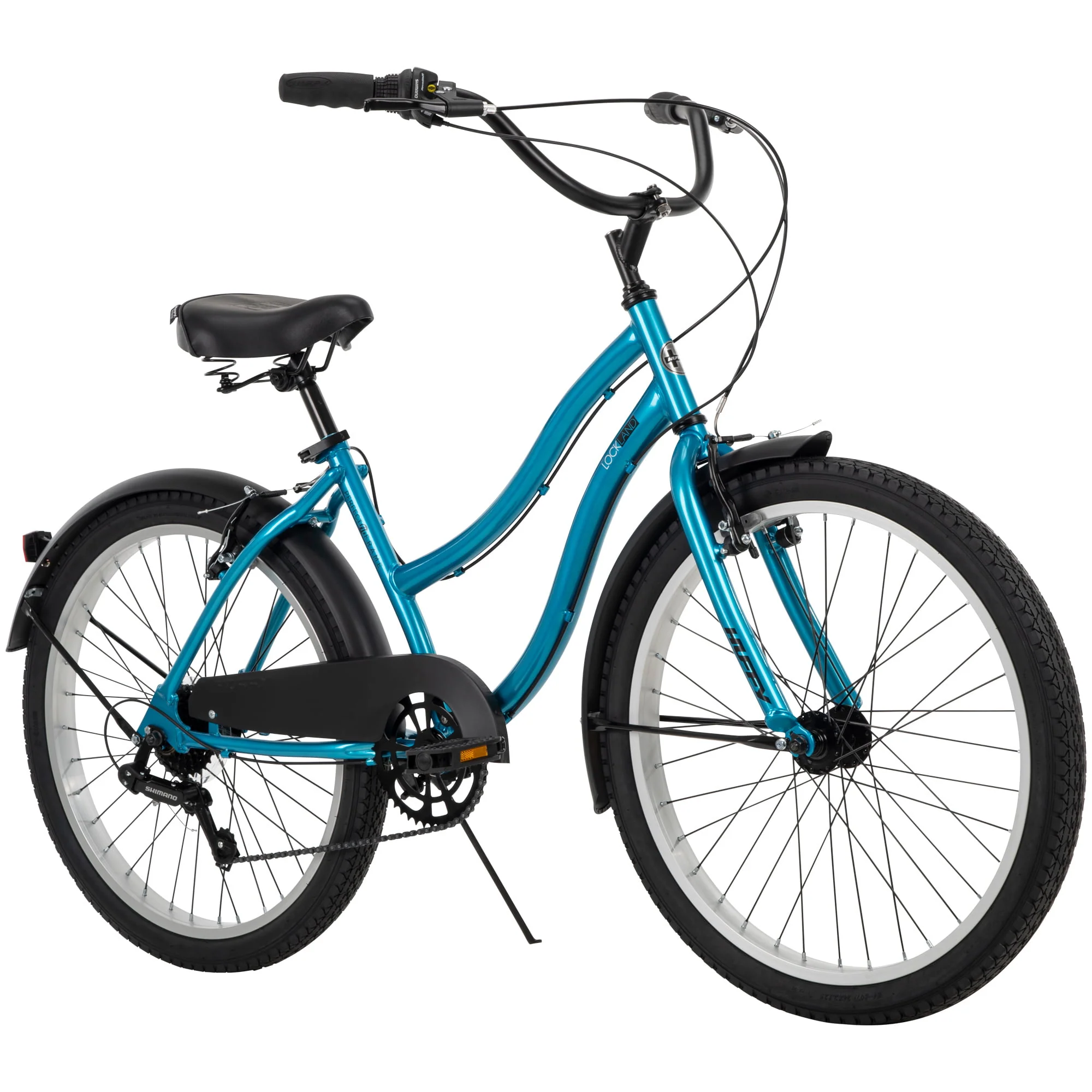 Lockland 24 In. 7-speed Cruiser Bicycle for Girls, Teal