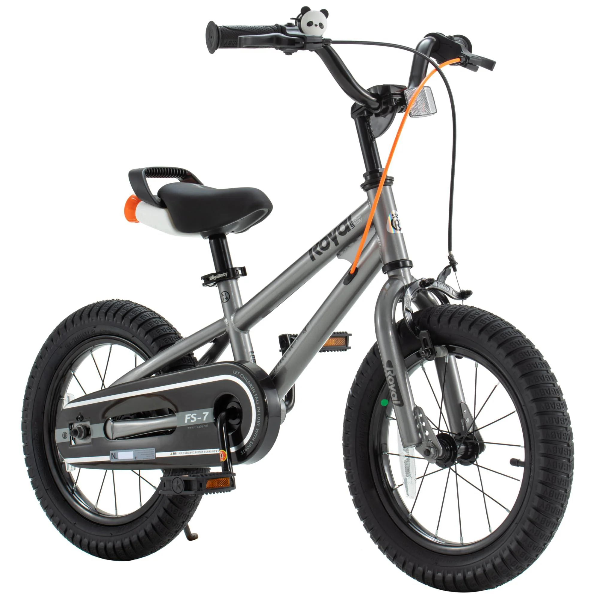 royalbaby freestyle 7 kids bike toddlers 16 inch wheel dual handbrakes bicycle beginners boys girls ages 4-7 years, kickstand