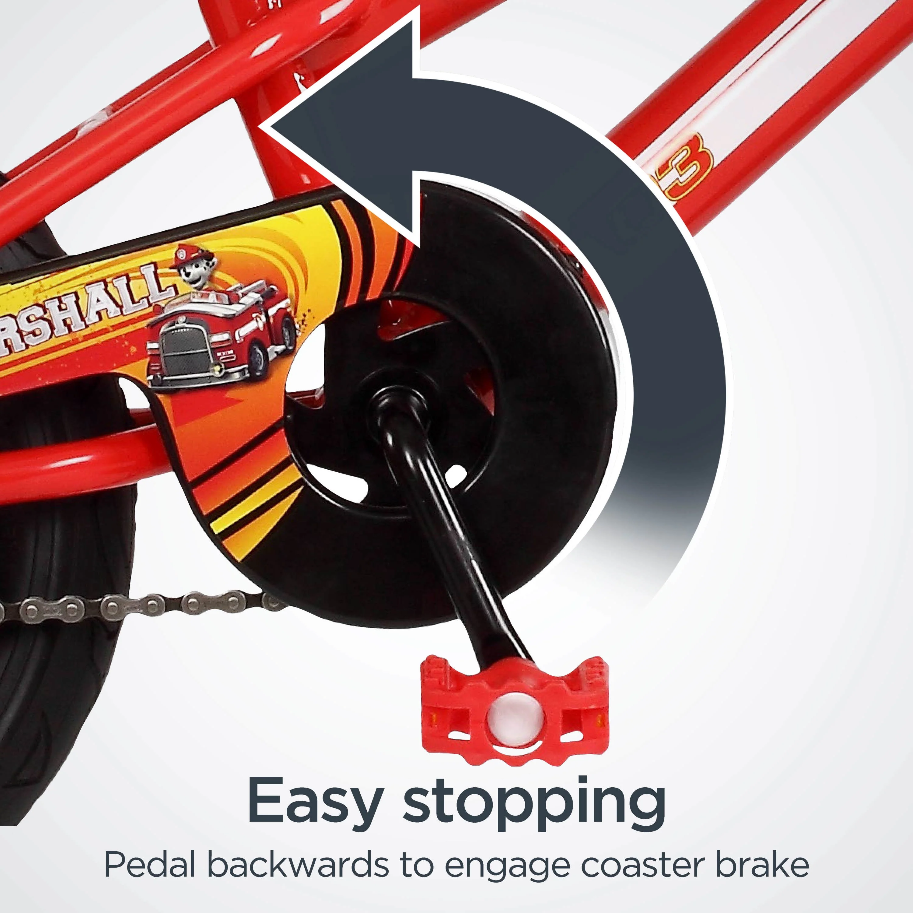 Paw Patrol Marshall 12in. Kids Bike By Schwinn, Ages 2 to 4, Red