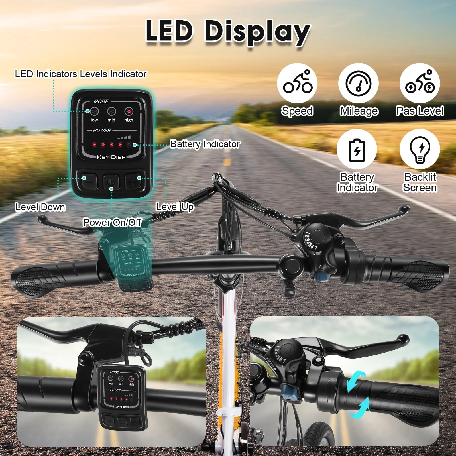 Gocio 500W Electric Bike, 20