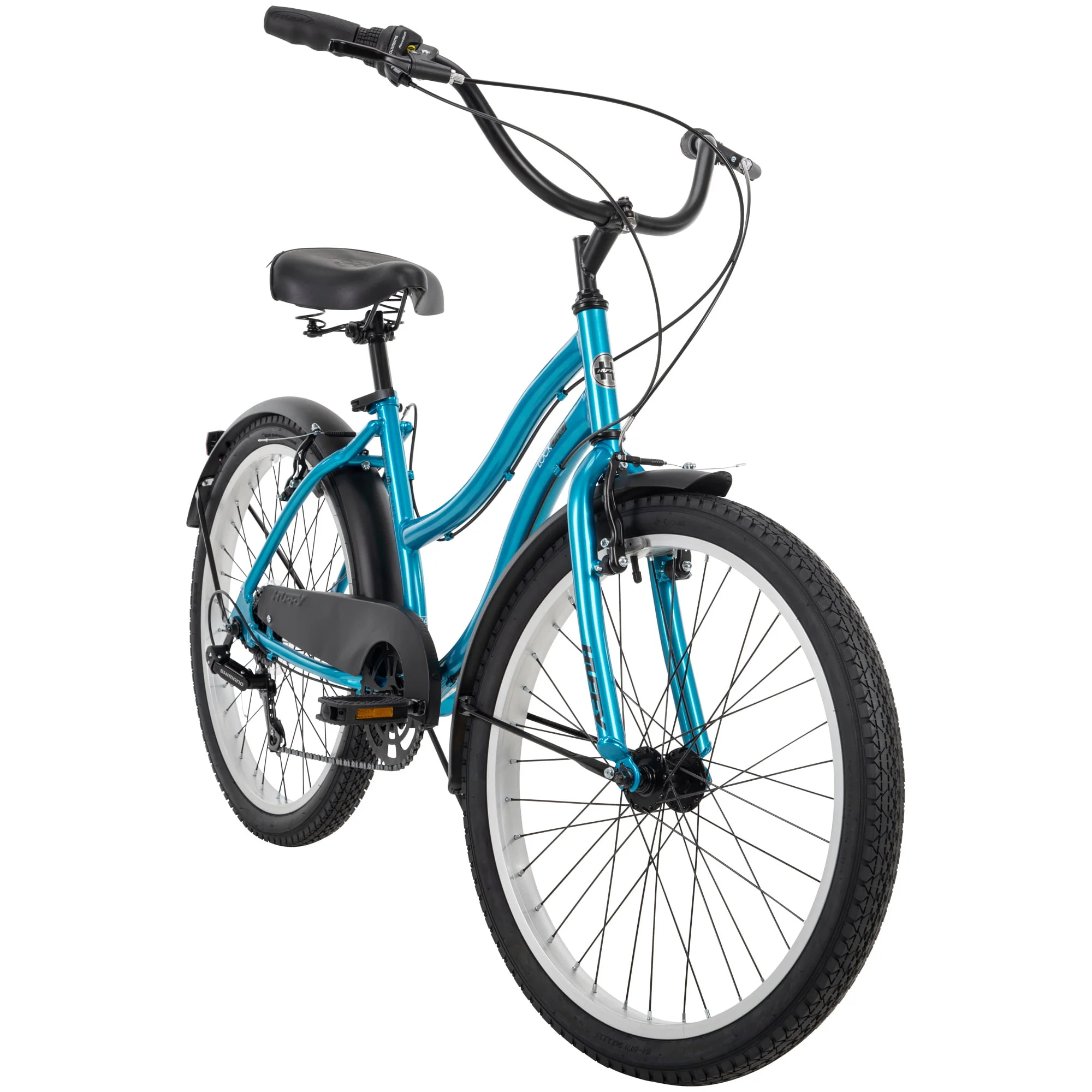 Lockland 24 In. 7-speed Cruiser Bicycle for Girls, Teal