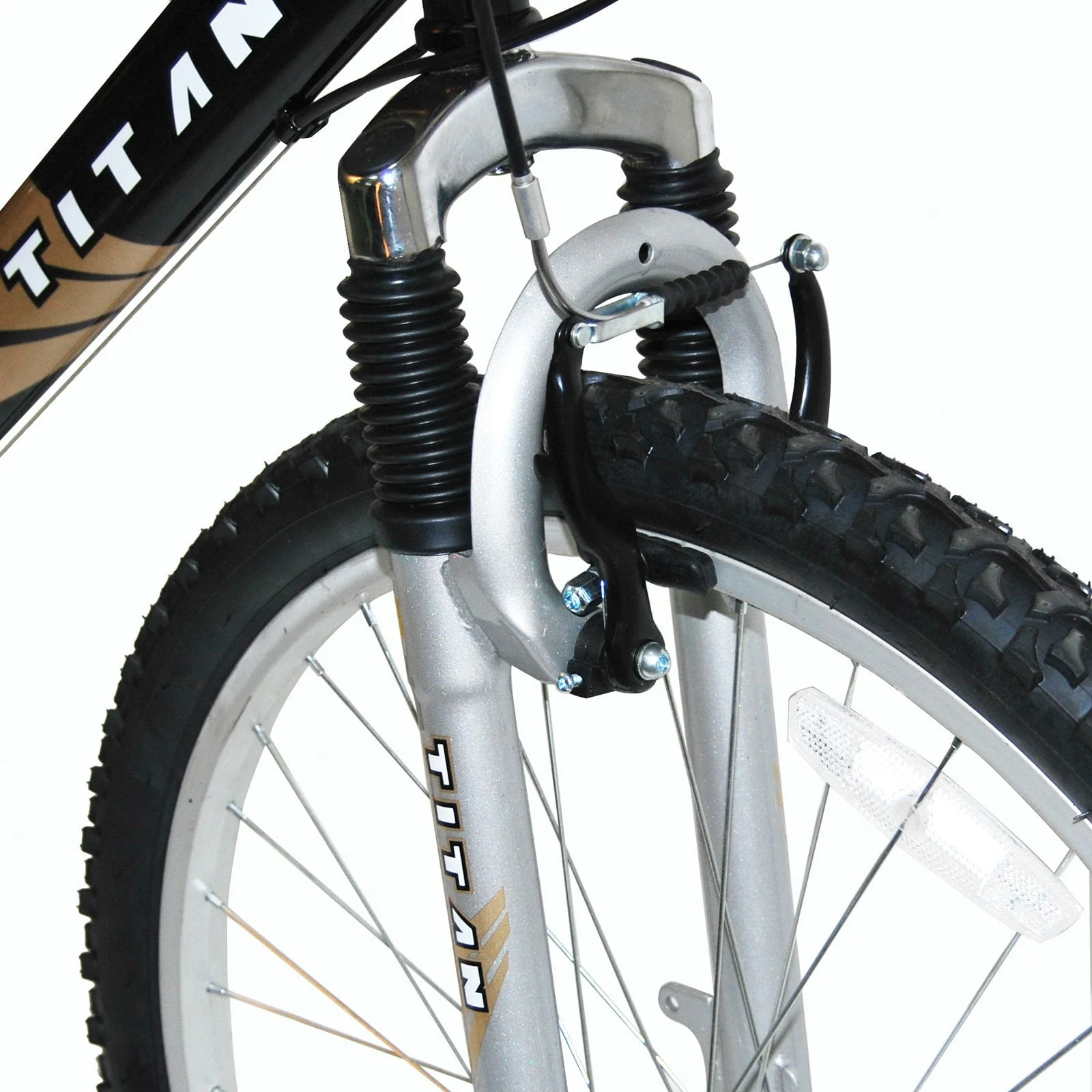 Titan Punisher Dual-Suspension Unisex All-Terrain Mountain Bike
