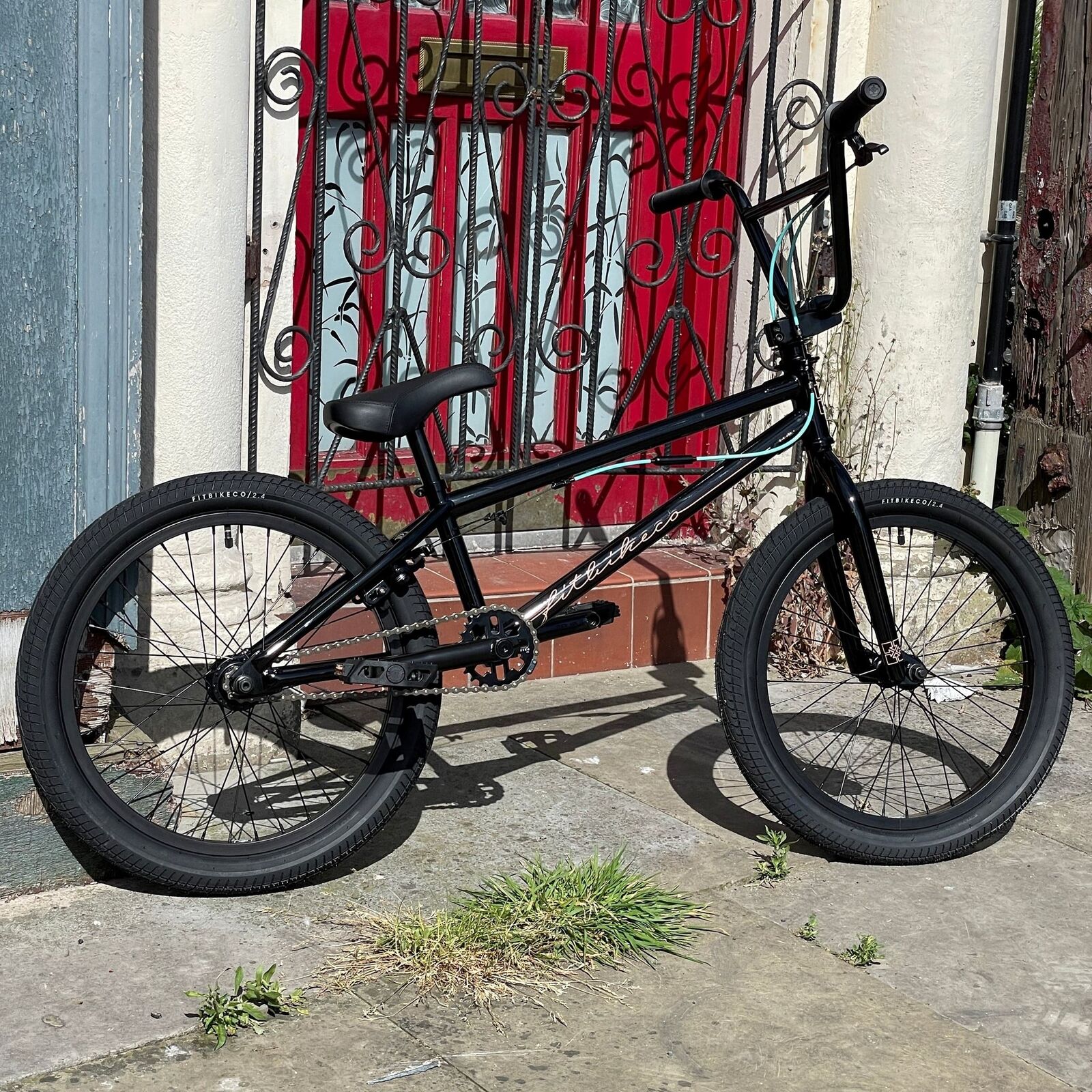 Fit Bike Co 2023 PRK MD 20.5" Toptube Park BMX Bike Gloss Black