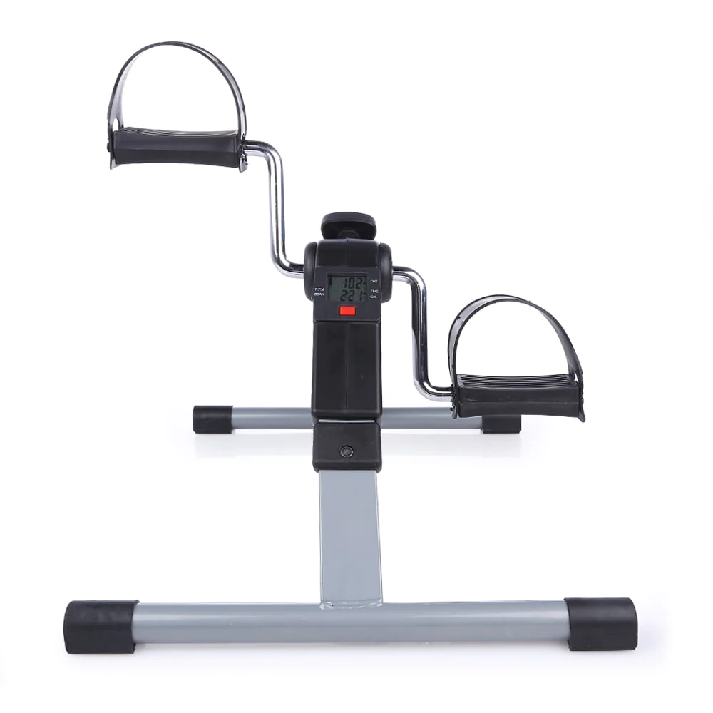 Himaly Pedal Exerciser, Folding Mini Trainer Bikes, Under Desk Exercise Bicycles, Holds 240 lbs
