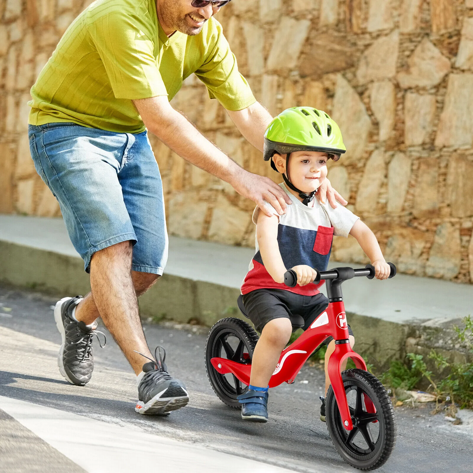 Great Choice Products Kids Balance Bike, Lightweight Toddler Bicycle With Rotatable Handlebar