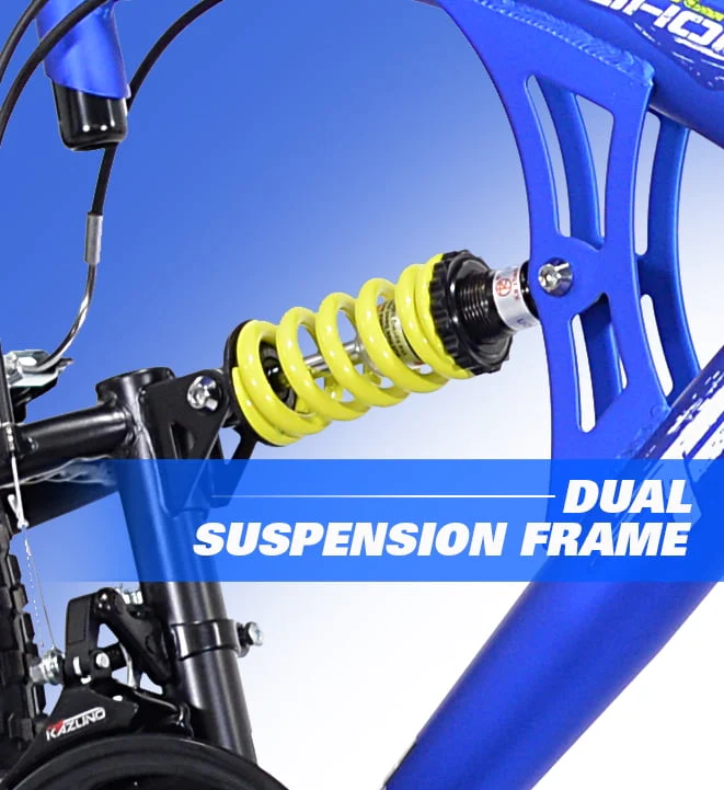 Bicycles 29 in. Flexor Men's Dual Suspension Mountain Bike, Blue