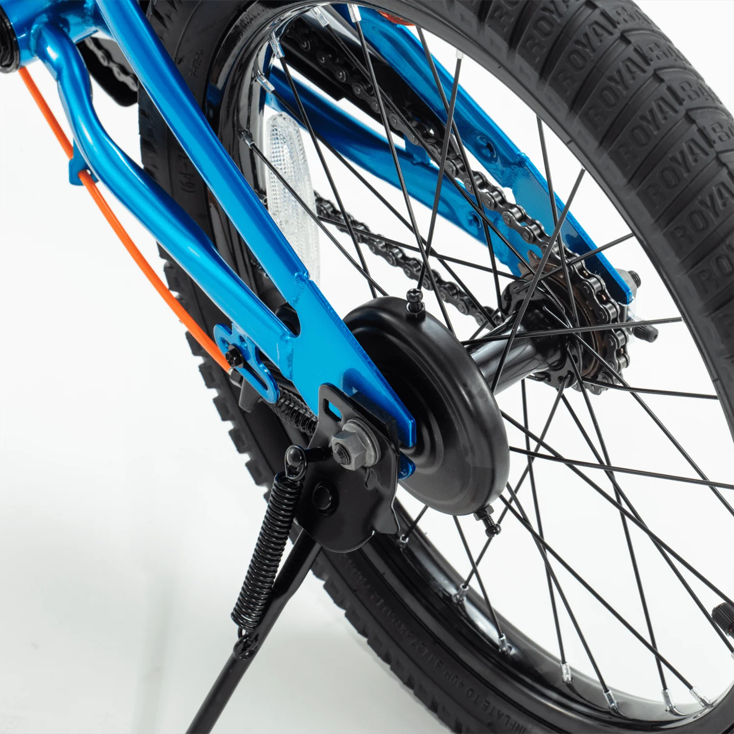 Royalbaby Freestyle 7 Kids Bike Toddlers 18 Inch Wheel Dual Handbrakes Bicycle Beginners Boys Girls Ages 3-5 Years, Kickstand and Water Bottle Included, Blue
