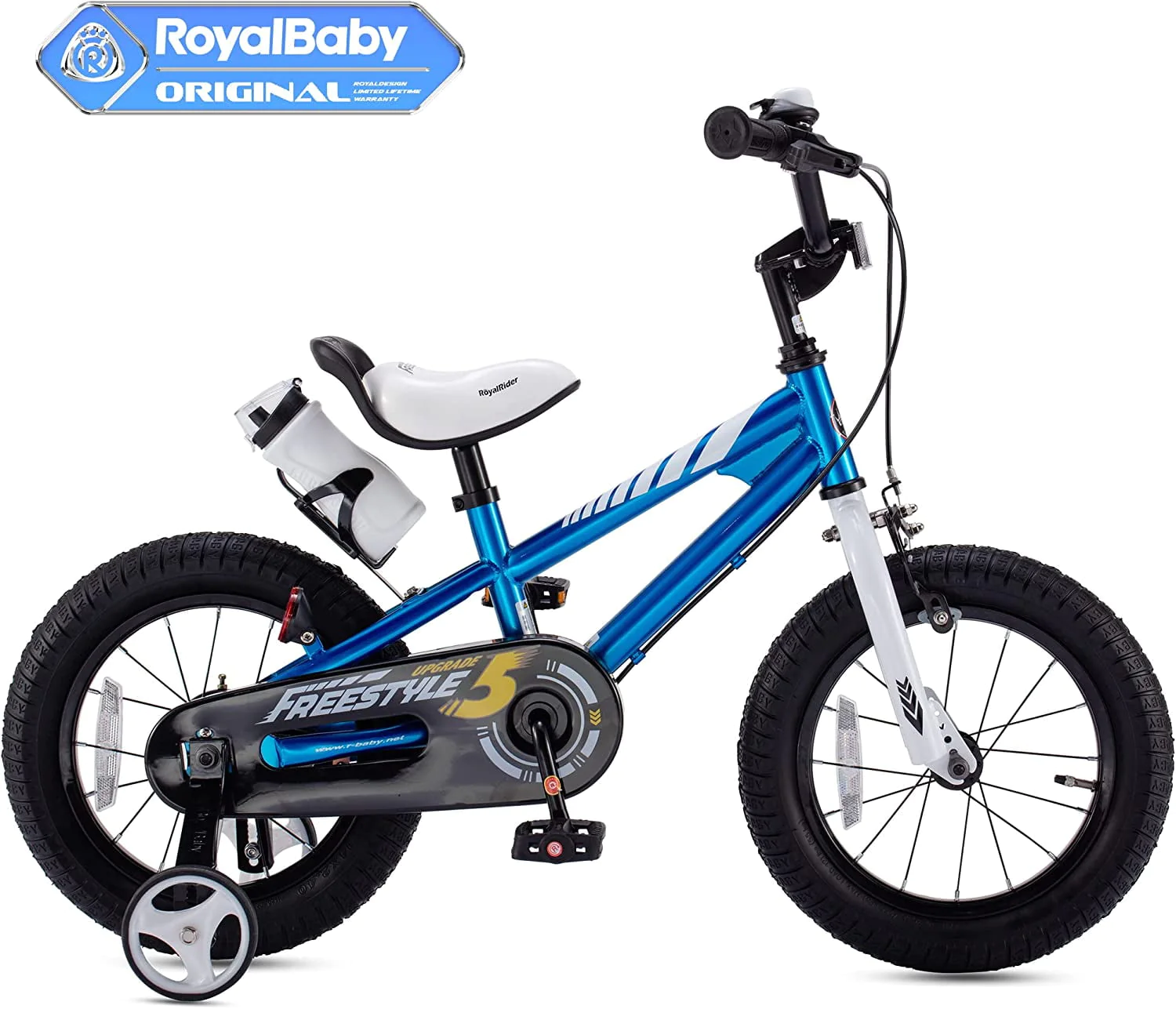 Royalbaby BMX Freestyle 16-inch Kid's Bike Blue with two hand brakes