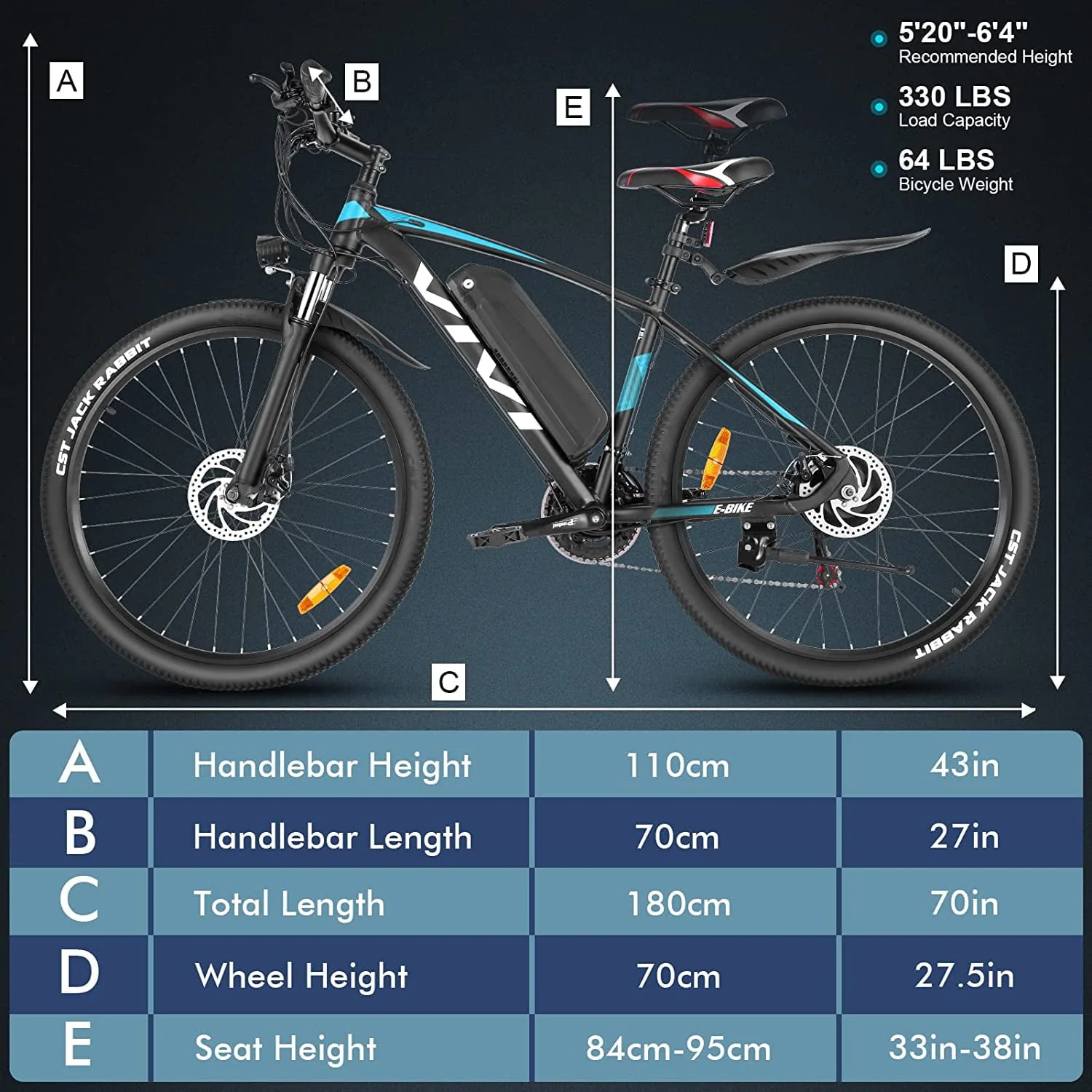 Vivi Electric Bike 27.5