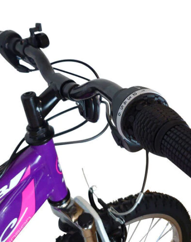 Dallingridge Chic MTB Girls Full Sus Mountain Bike 24" Wheel 6 Speed Purple