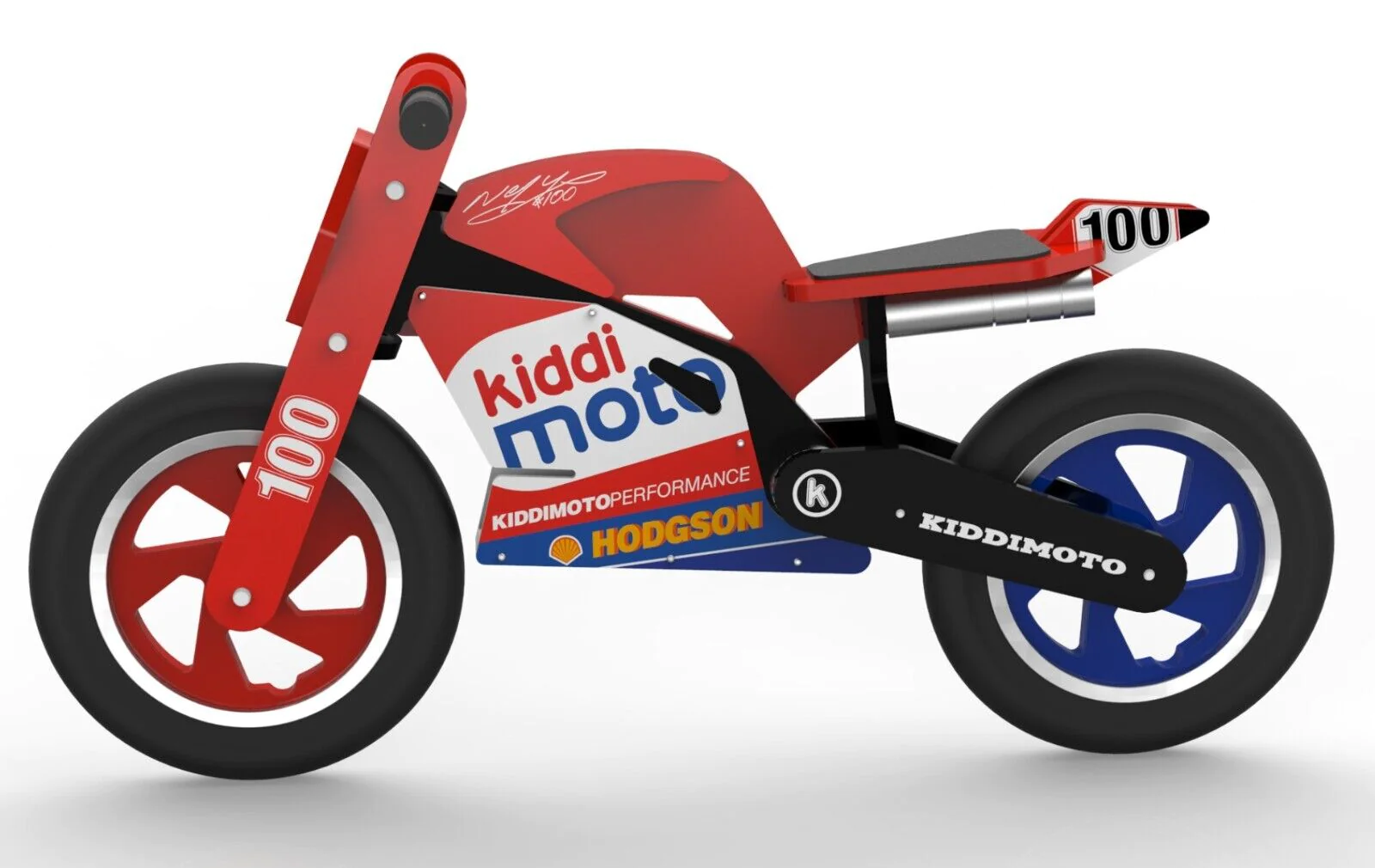 Neil Hodgson WSB balance bike number 100 Very RARE boxed