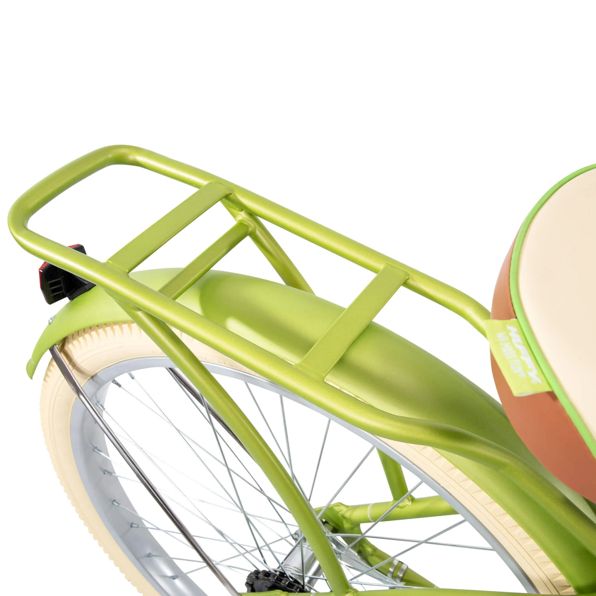 Nel Lusso Classic Cruiser Bike with Perfect Fit Frame, Women's, Green, 26