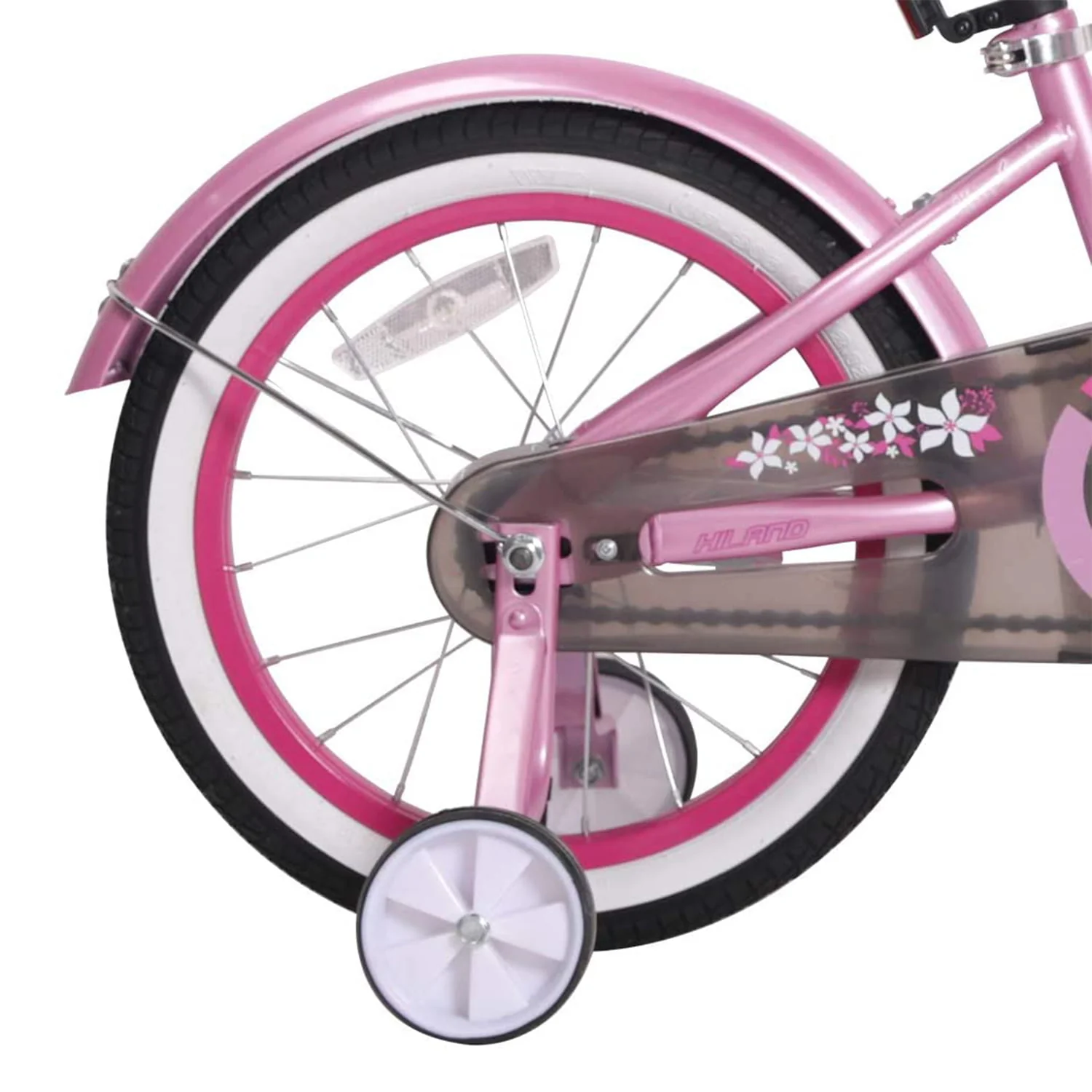 Joystar Beach Cruiser 14 Inch Kids Toddler Bicycle with Training Wheels, Pink