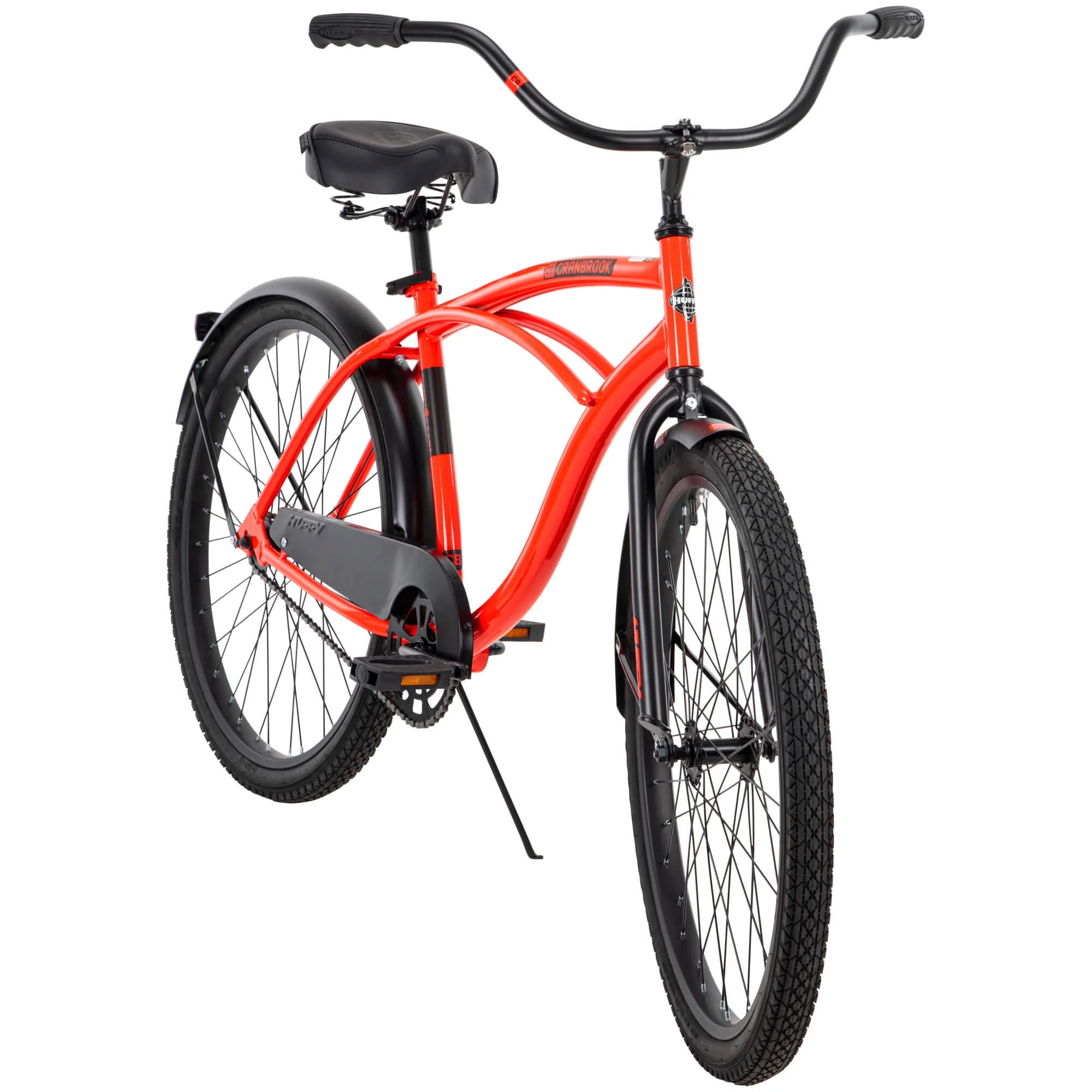 26 In. Cranbrook Men's Classic Beach Cruiser Comfort Bike, Red