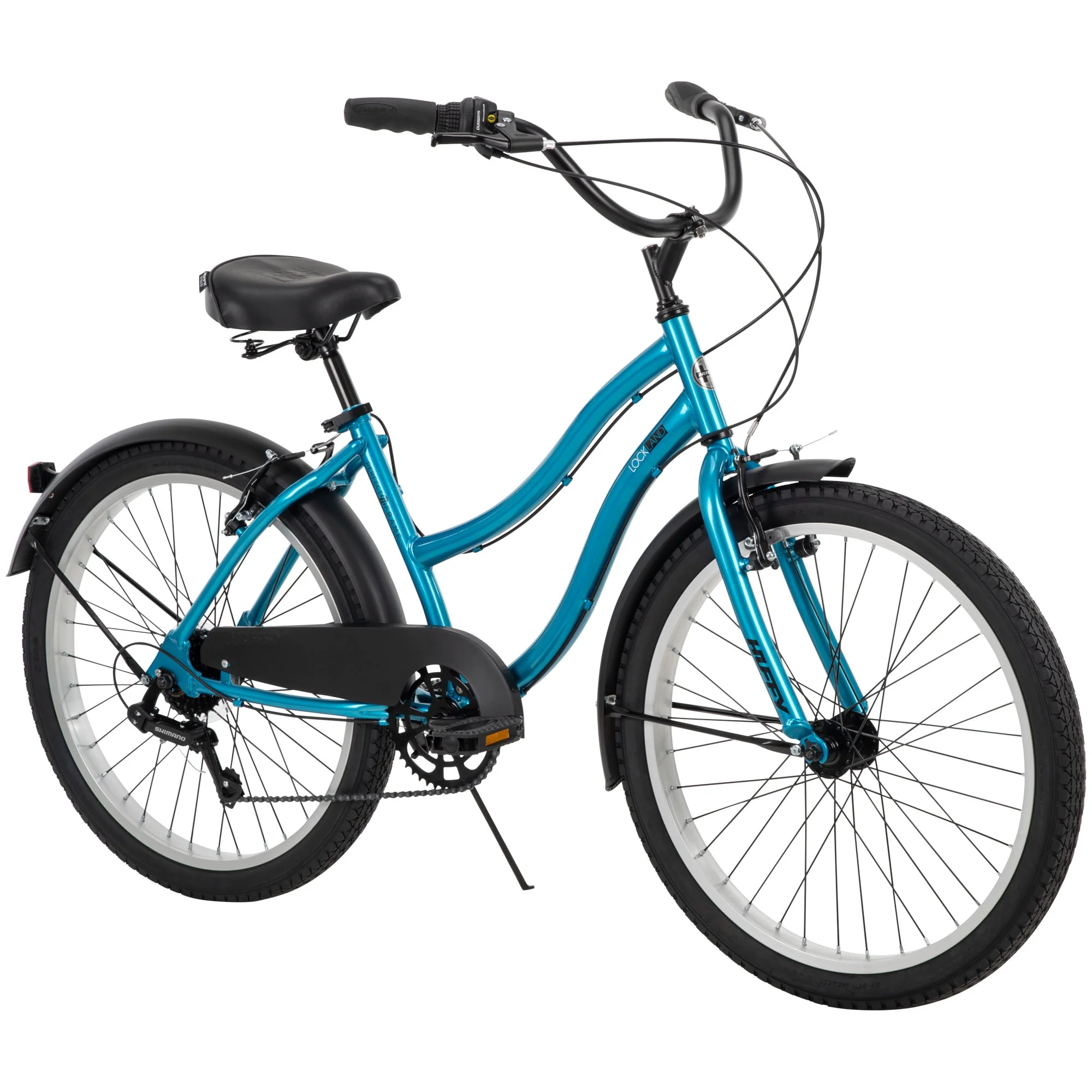 Lockland 24 In. 7-speed Cruiser Bicycle for Girls, Teal