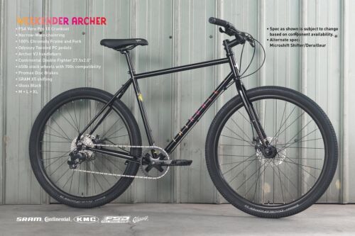 Fairdale 2022 Weekender Archer 27.5" Bike Gloss Black Microshift Version