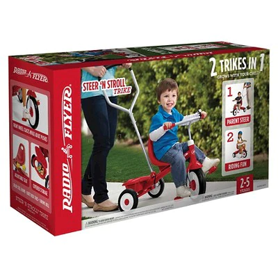 Radio Flyer Steer and Stroll Trike - Red