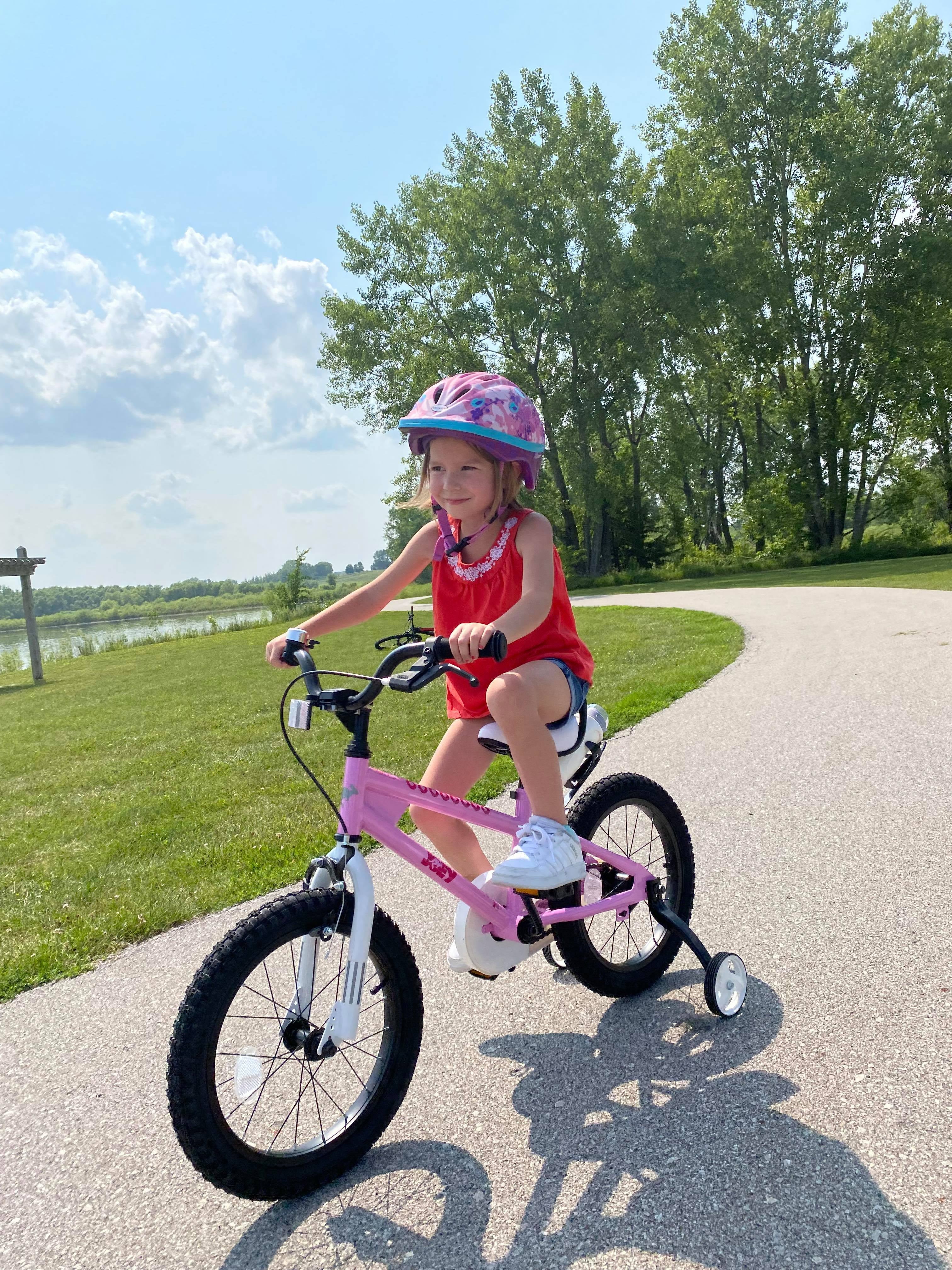 Joey Hopper 18 Inch Easy Assembly Kid's Bicycle, Bell Included, Red