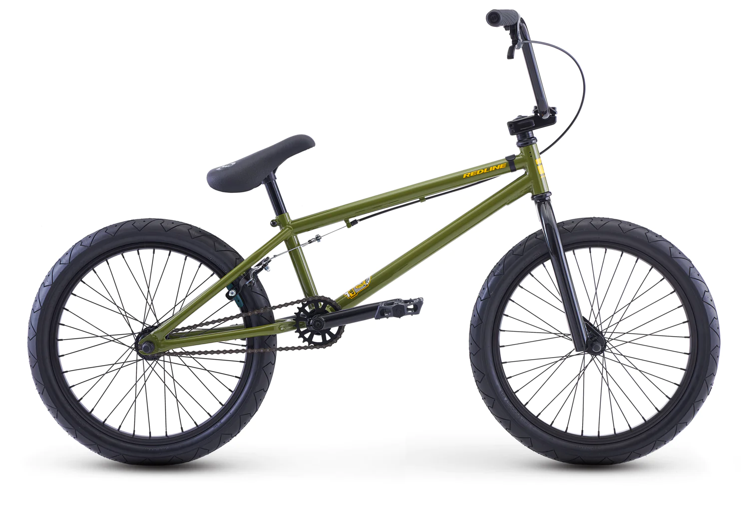 Redline Romp 20" BMX Bike, 20.4tt, Olive