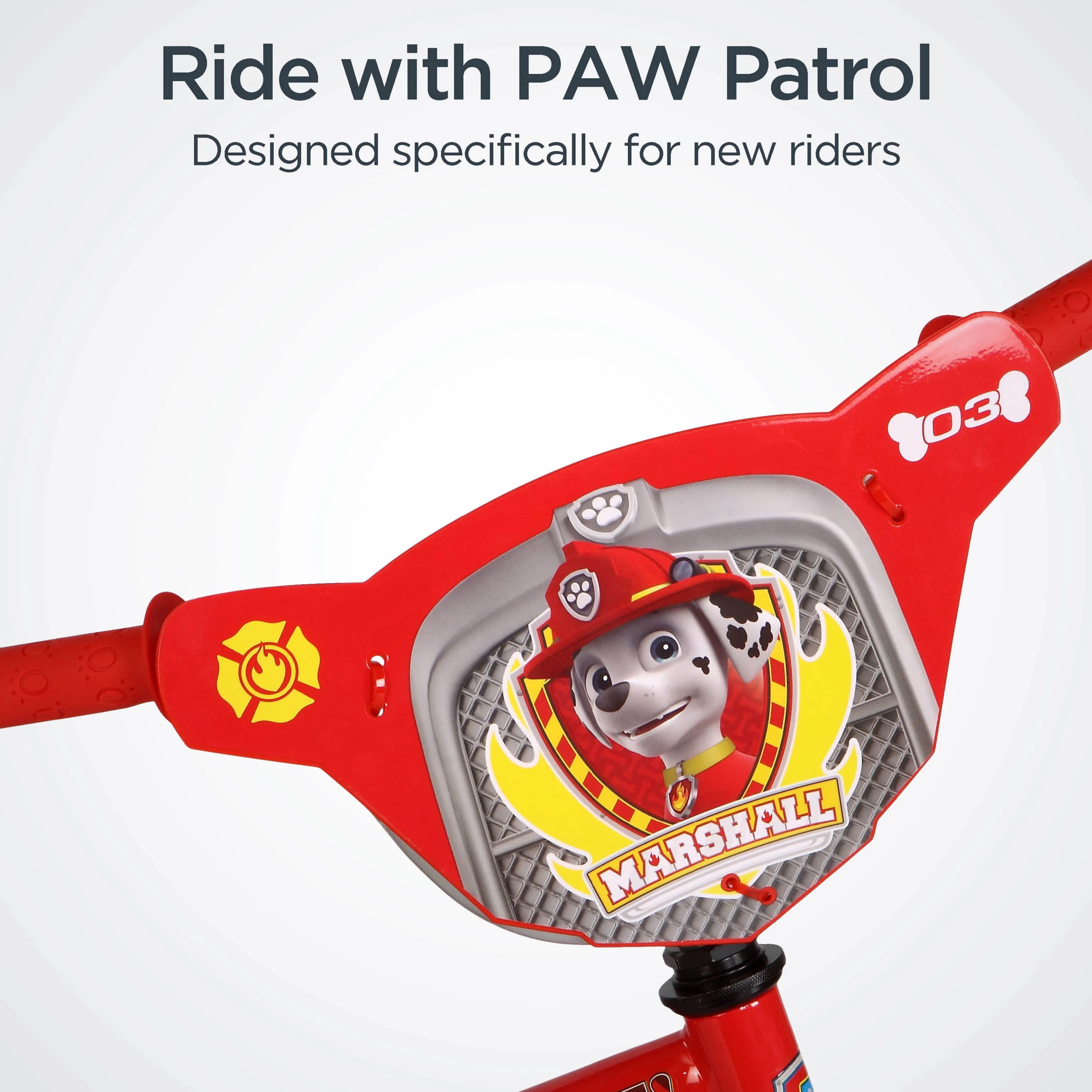 Paw Patrol Marshall 12in. Kids Bike By Schwinn, Ages 2 to 4, Red