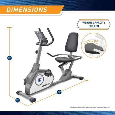 Marcy Recumbent Bike (NS-40502R)