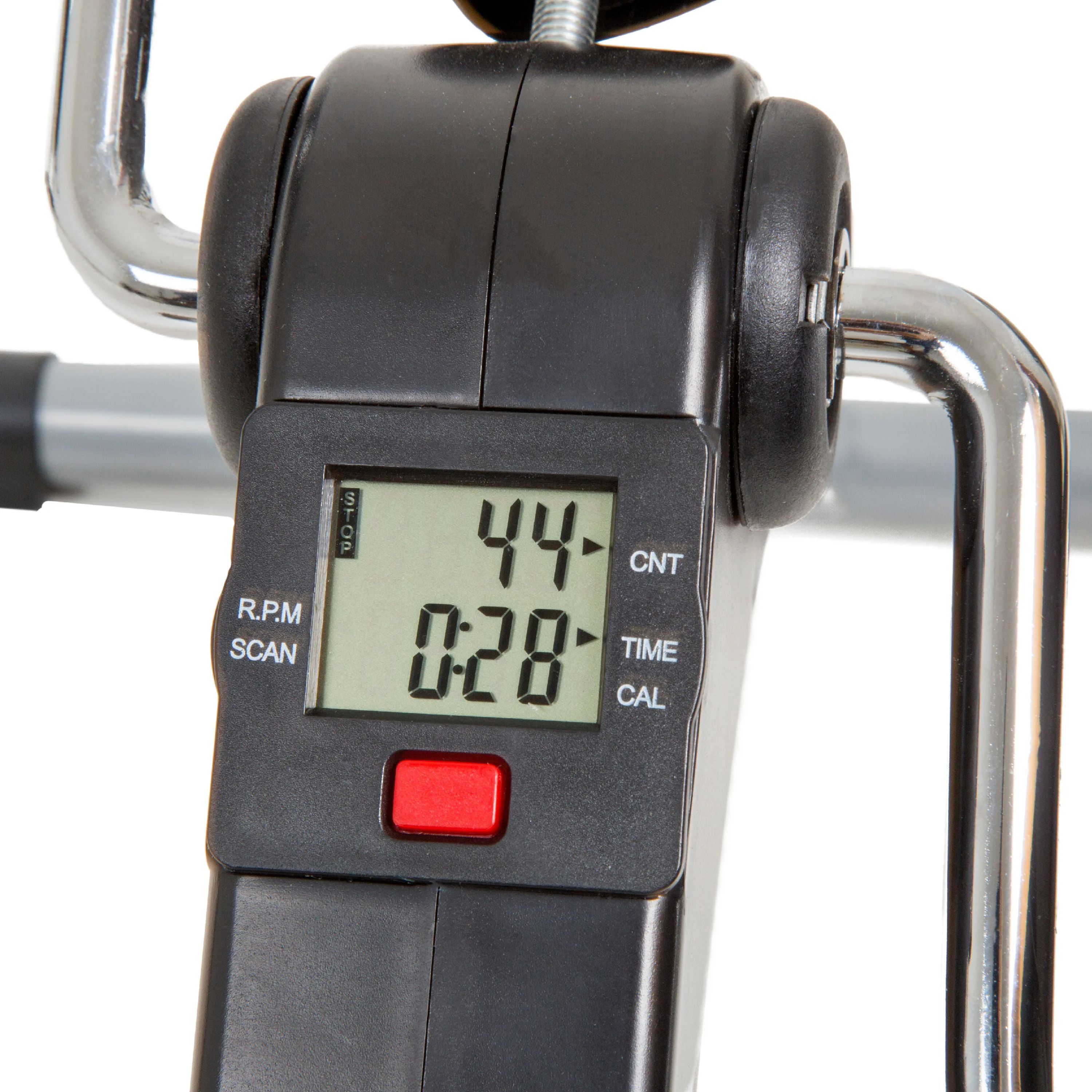 Wakeman Fitness Folding Pedal Exercise Bike with Electronic Display