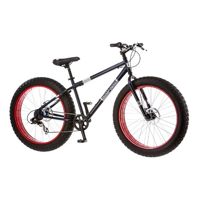 Mongoose Men's Dolomite 26" Fat Tire Mountain Bike - Navy/Red