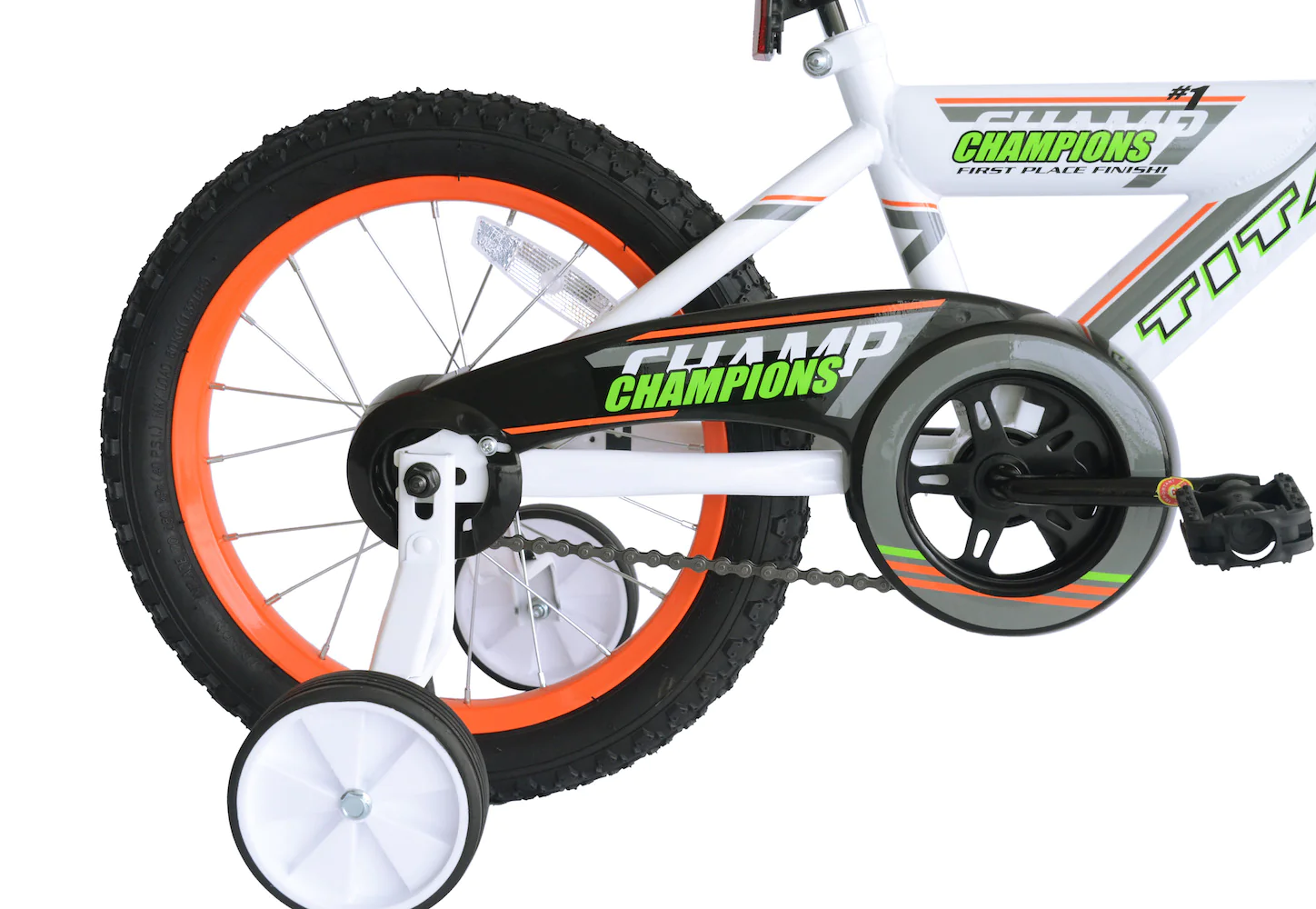 Titan Champions 16-Inch Boys BMX Bike, White