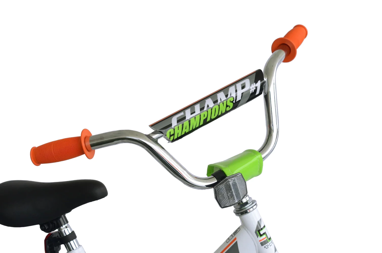 TITAN Champion 16-Inch Boys BMX Bicycle with Training Wheels, White