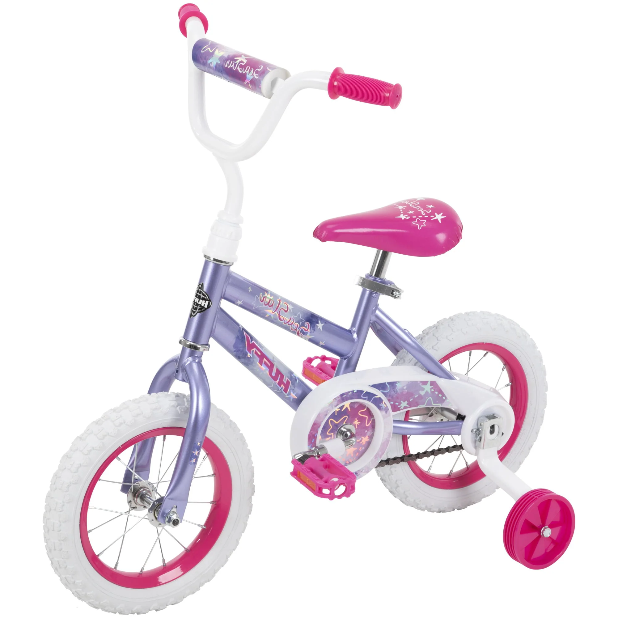 12 In. Sea Star Girl's Sidewalk Bike, Lilac Purple