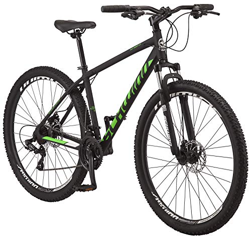 Schwinn High Timber ALX Youth/Adult Mountain Bike, Aluminum Frame and Disc Brakes, 26-Inch Wheels, 21-Speed, Blue
