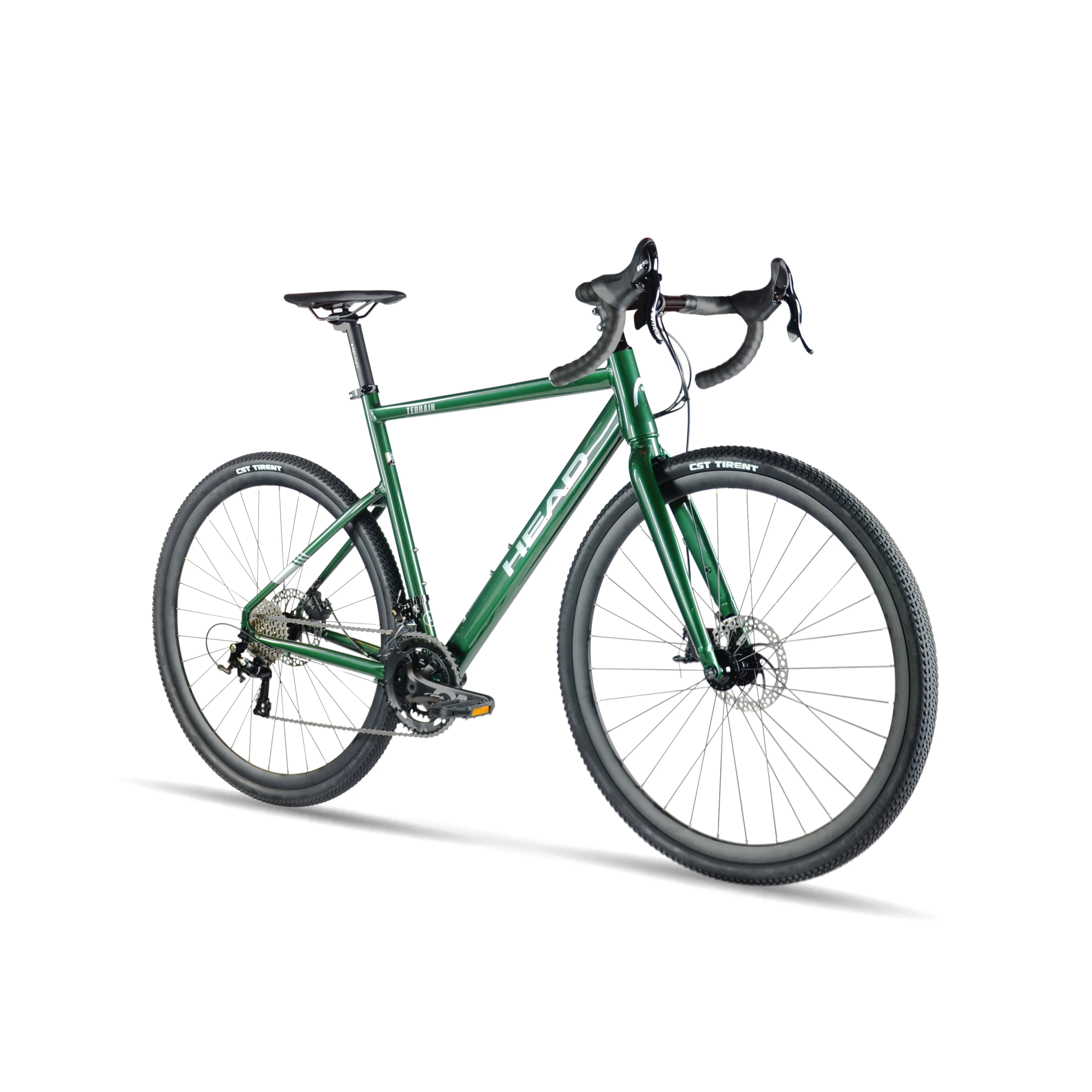 HEAD Terrain L-Twoo R5 Alloy Gravel Bike, 700c, Small, Evergreen