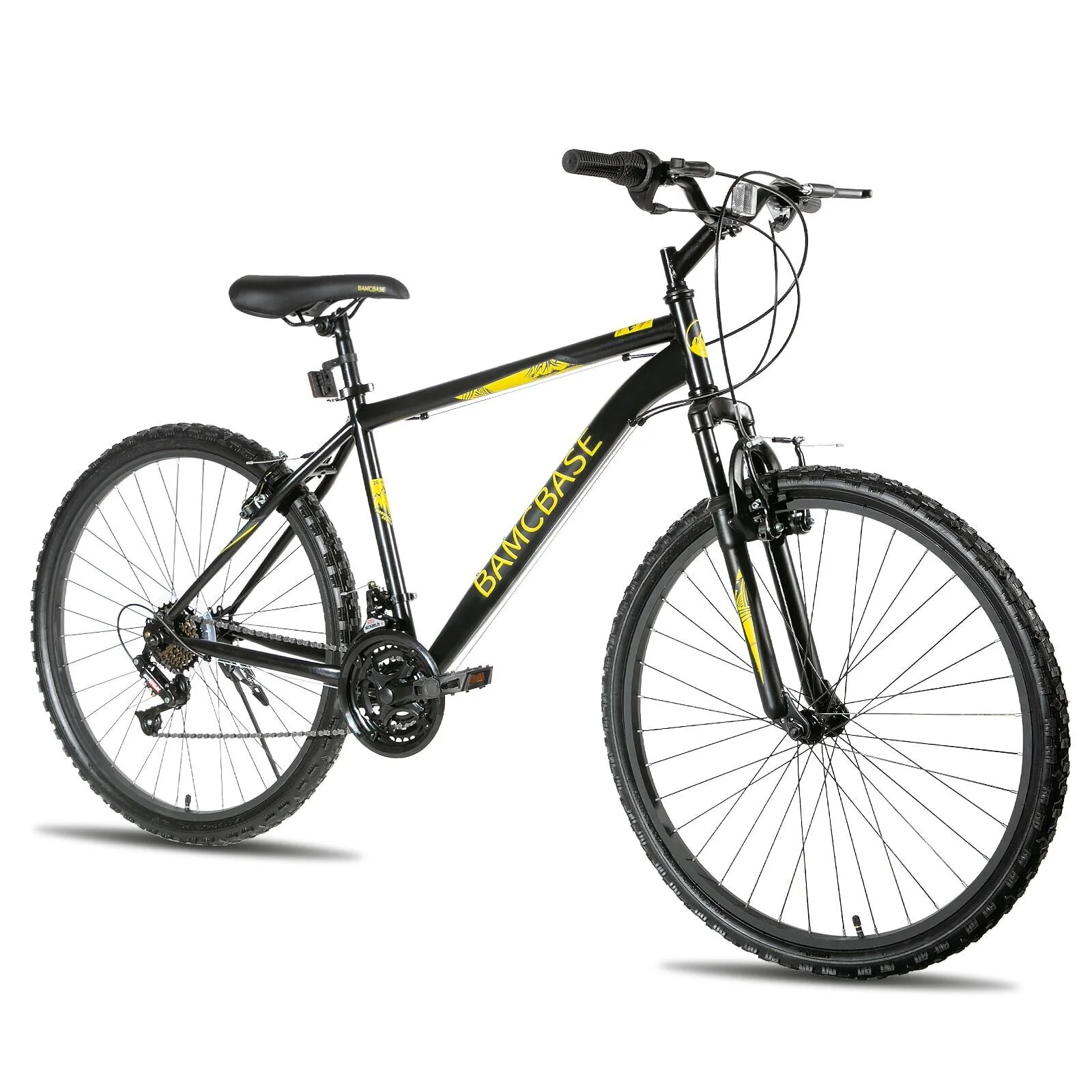 26 Inch 21 Speed Twist Shifter Mountain Bike,High-Carbon Steel Trail Bicycle