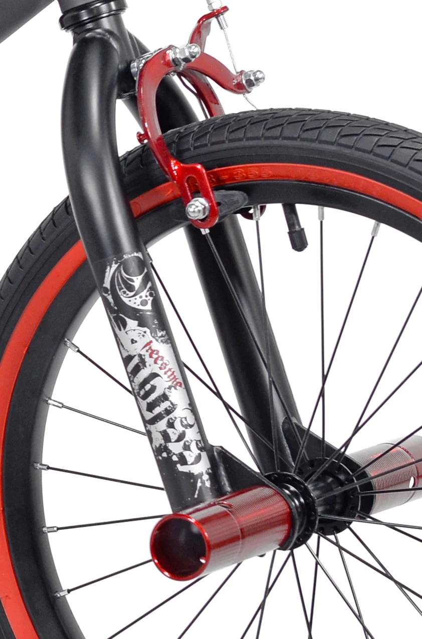 Kent 18 In. Abyss Boy's Freestyle BMX Bike, Charcoal Gray