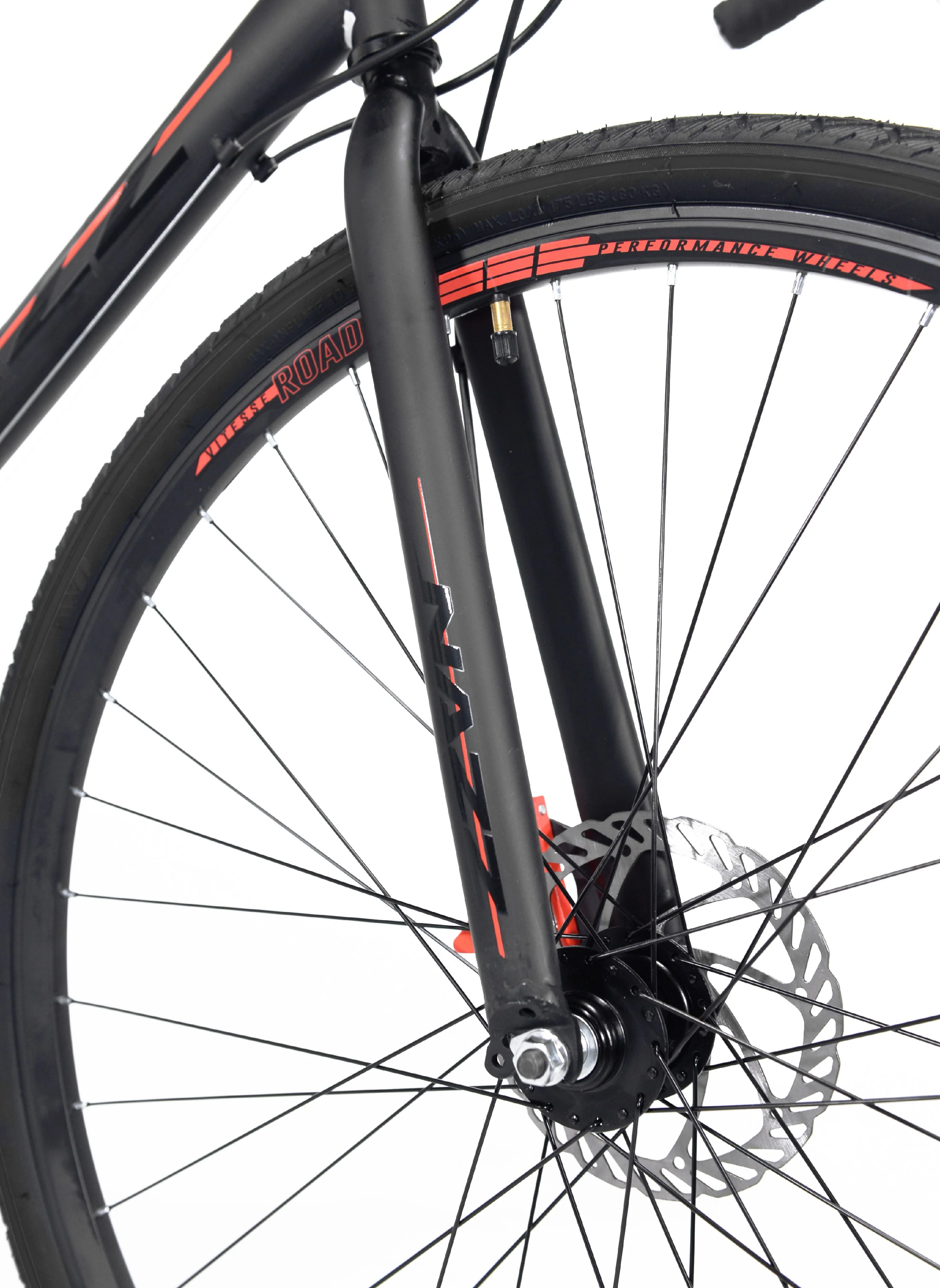 700c Nazz Men's Gravel Road Bike, Black