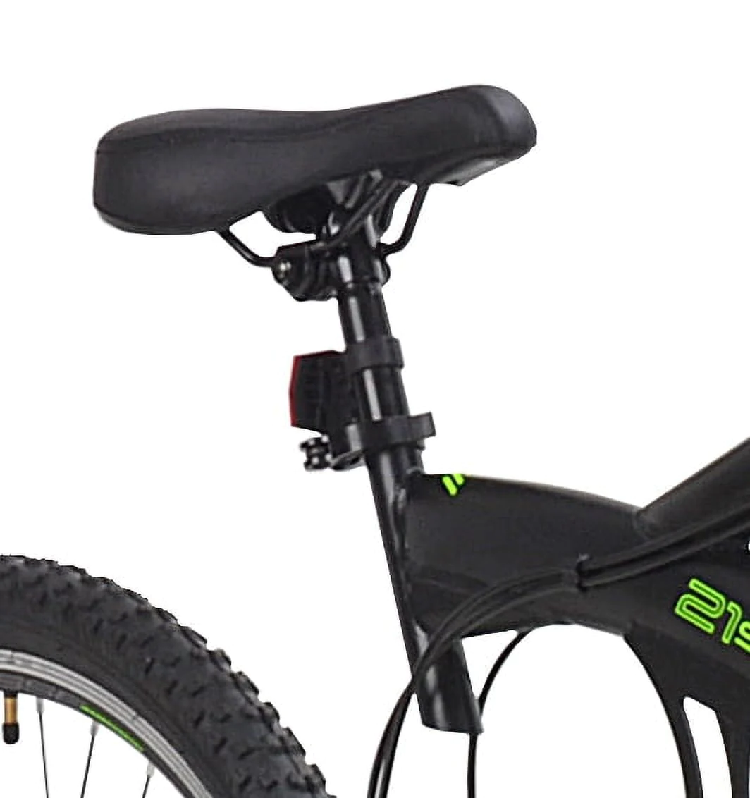 Kent Bicycles 29-inch Men's Iron Rock Full Suspension Mountain Bike, Black and Green