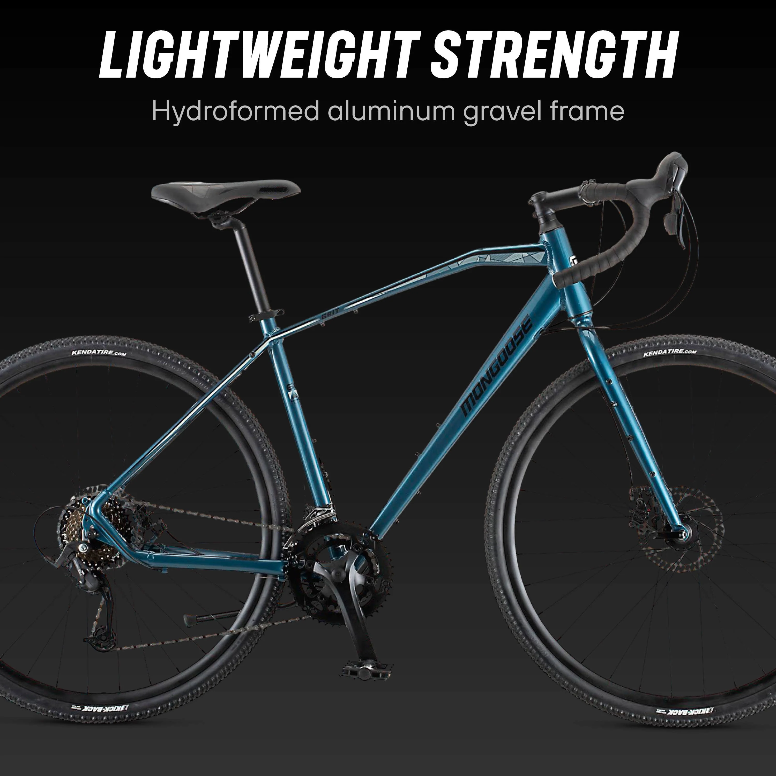 Grit Adventure Road Bike, 14 speeds, 700c wheels, blue