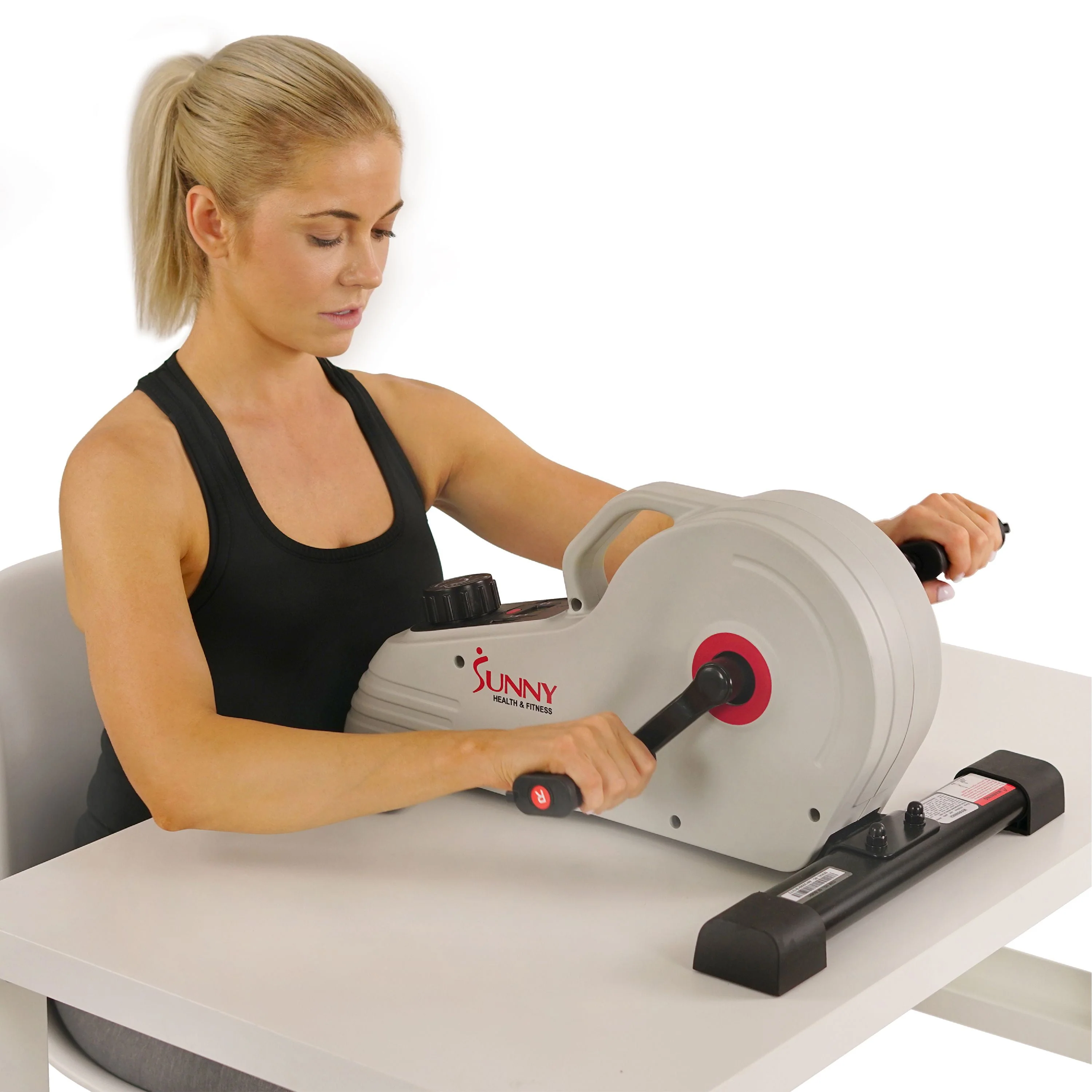 Sunny Health & Fitness Magnetic Mini Exercise Bike, SF-B0891