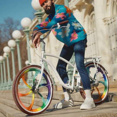 Jetson 24'' Zephyr Cruiser Bike - White