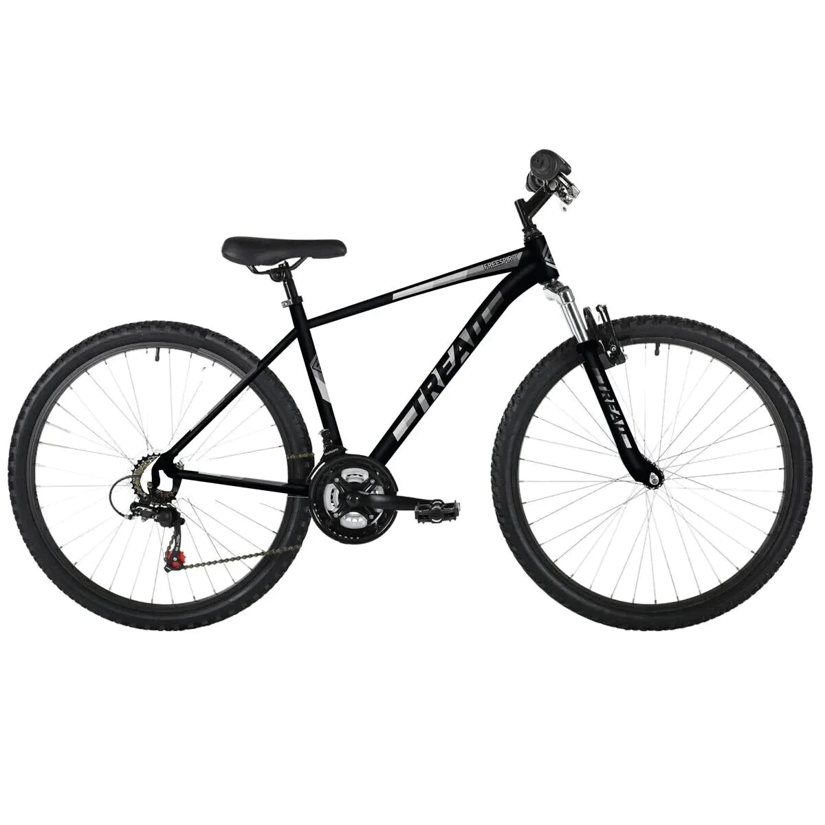 Freespirit Tread Plus 27.5" Wheel Mens MTB  Black/Grey Bicycle Mountain Bike