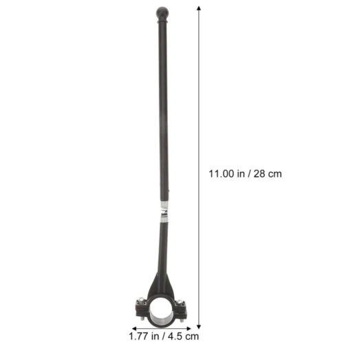 2 Pcs Bicycle Flagpole Stand Abs Child Kids Mounts Bike Display