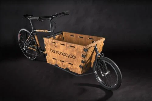 Bamboocycles Merced CARGOBIKE (20"+700x32-8 speed+Disc Brakes) Ships in flat box