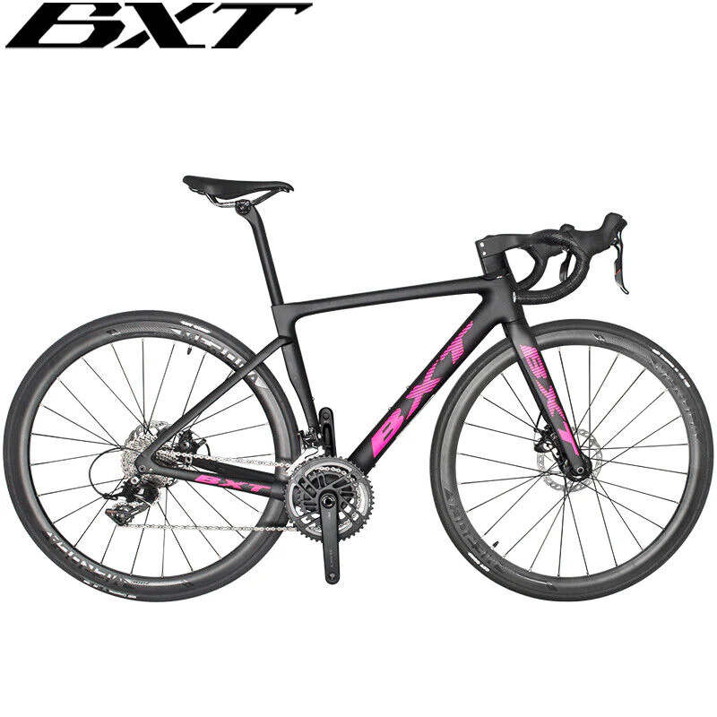 700C Carbon Road Bike Full Hidden Racing Disc Brake Carbon Road Complete Bike