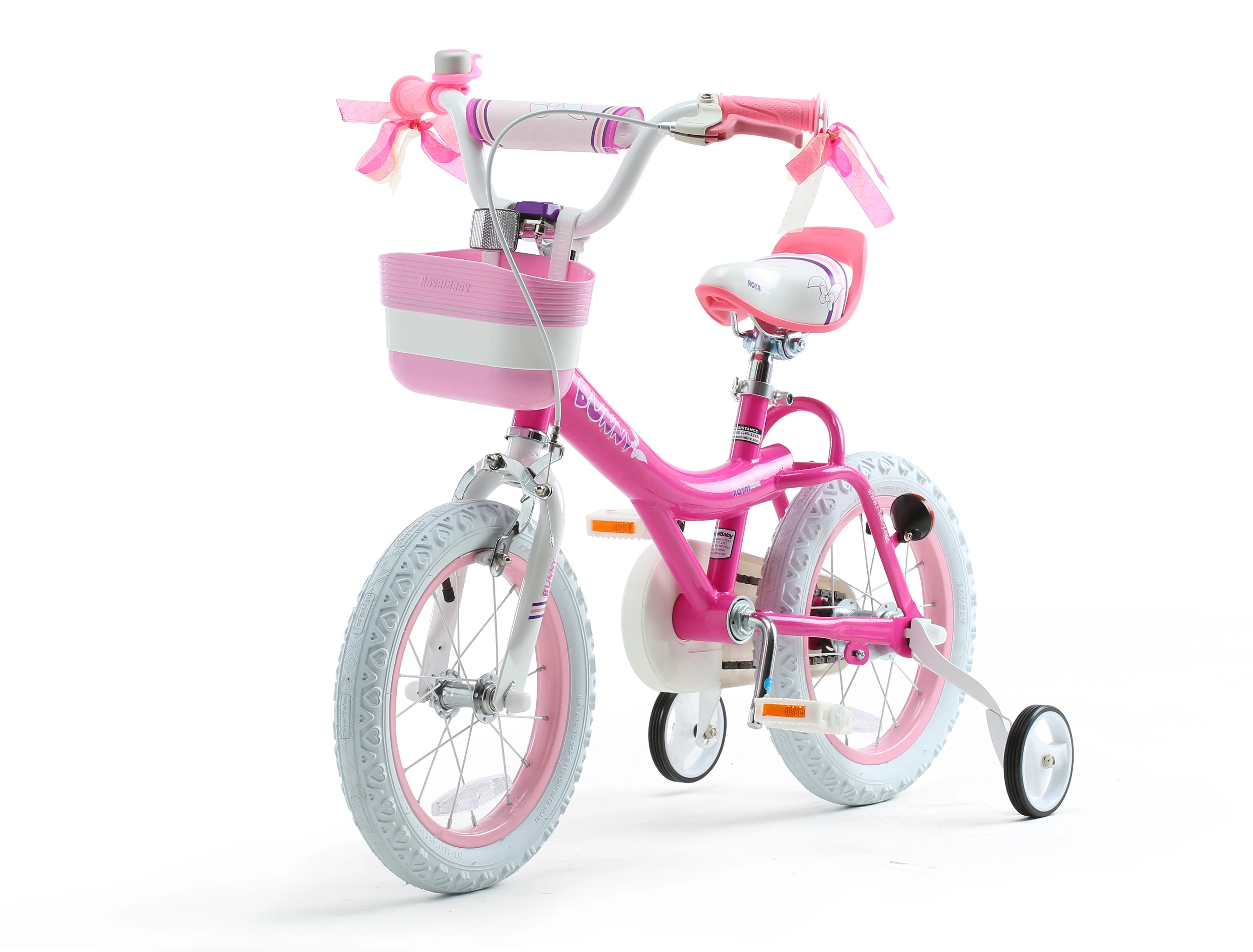 Royalbaby Bunny Girl&s;s Bike, 14 inch wheels, Fuschia