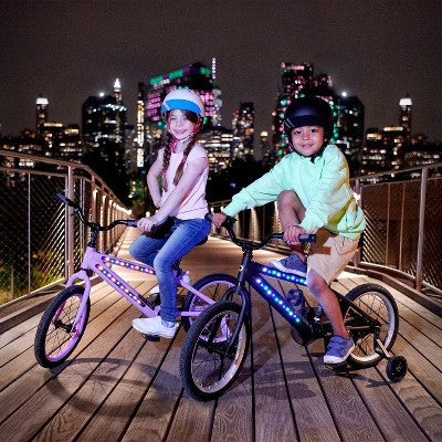 Jetson JLR M Light Up 16" Kids' Bike - Black