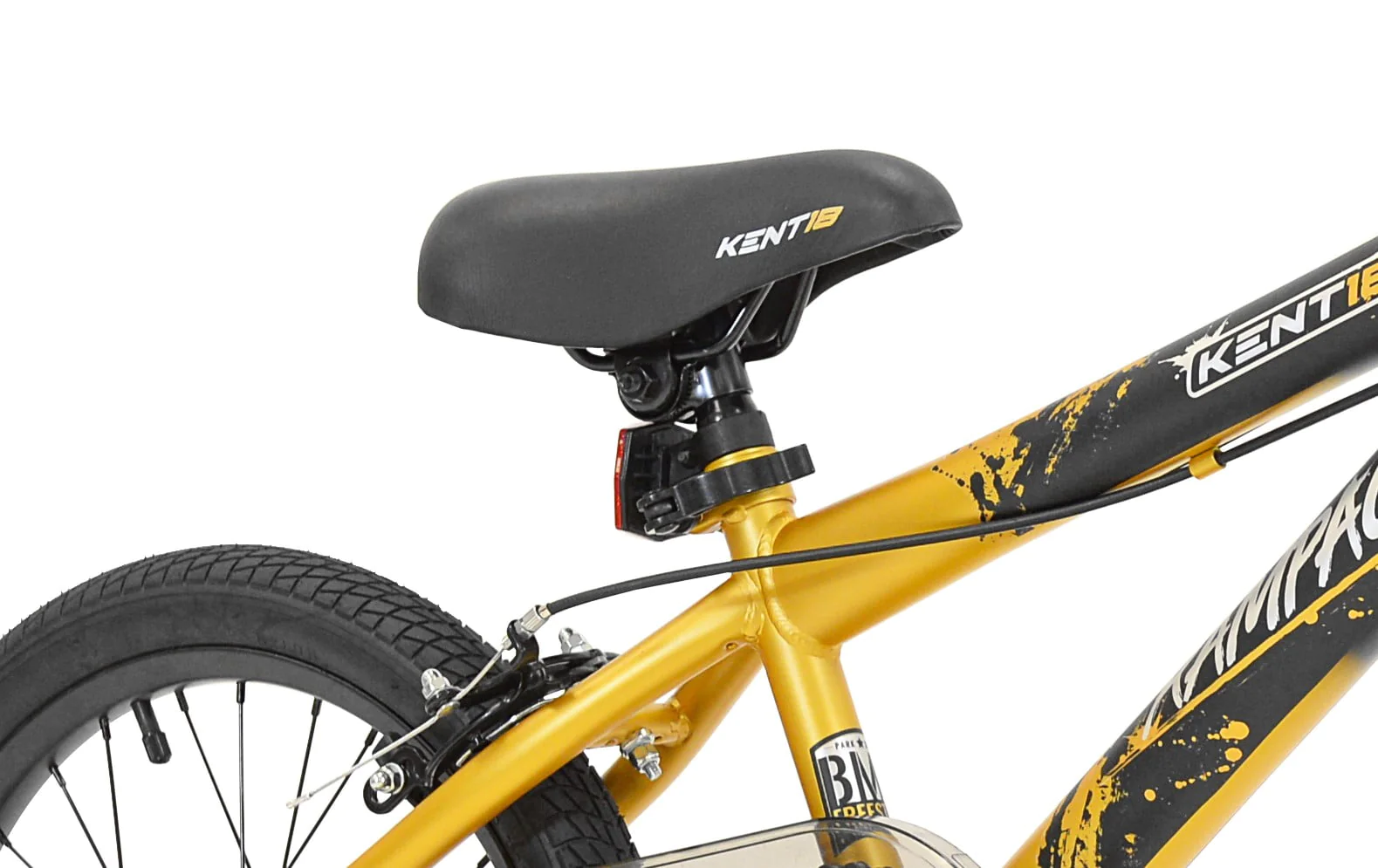 Bicycle 18 in. Rampage Boy's BMX Child Bicycle, Gold and Black