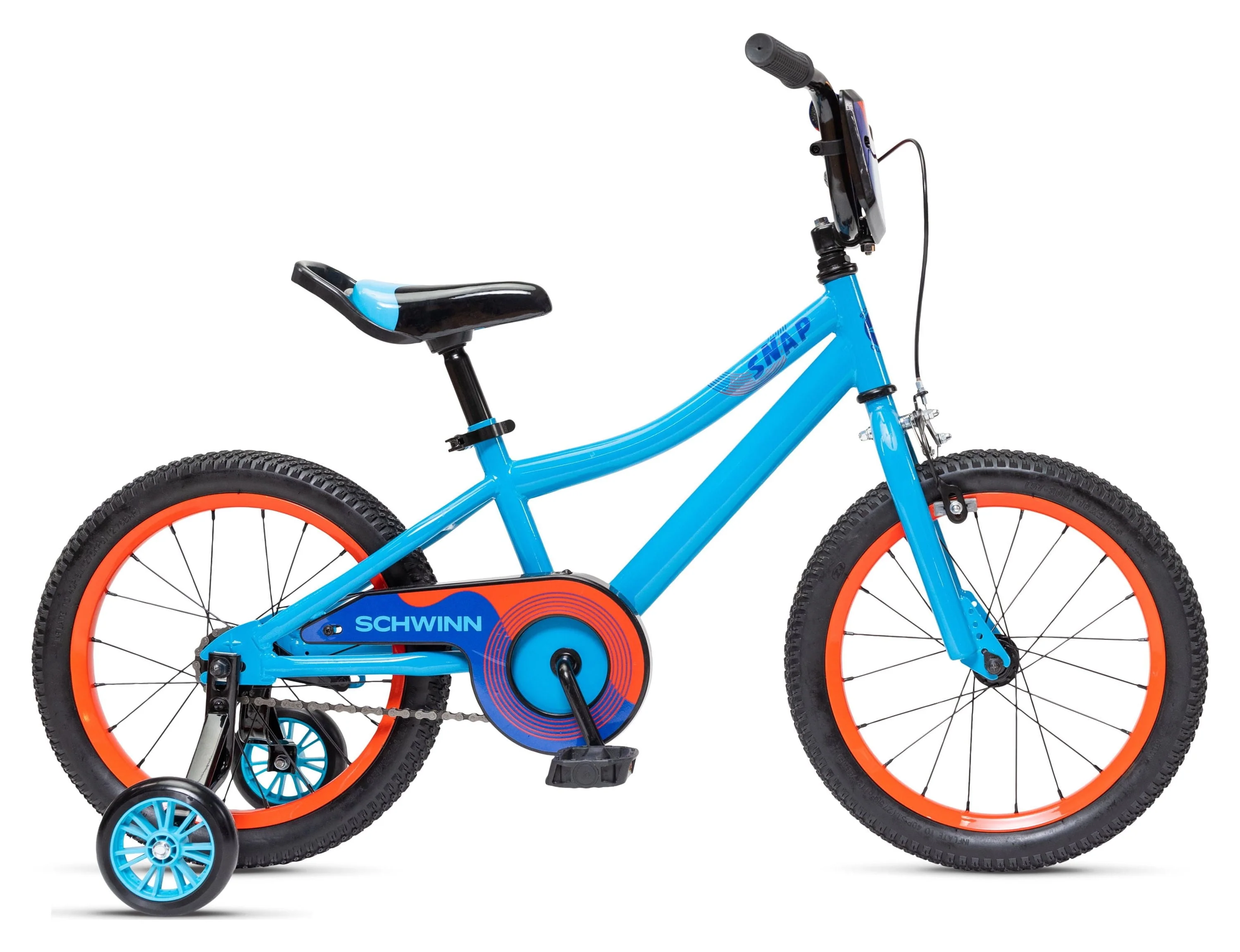 Schwinn Snap 12 inch Boys Kids Bike with Training Wheels, Ages 1-4, Blue