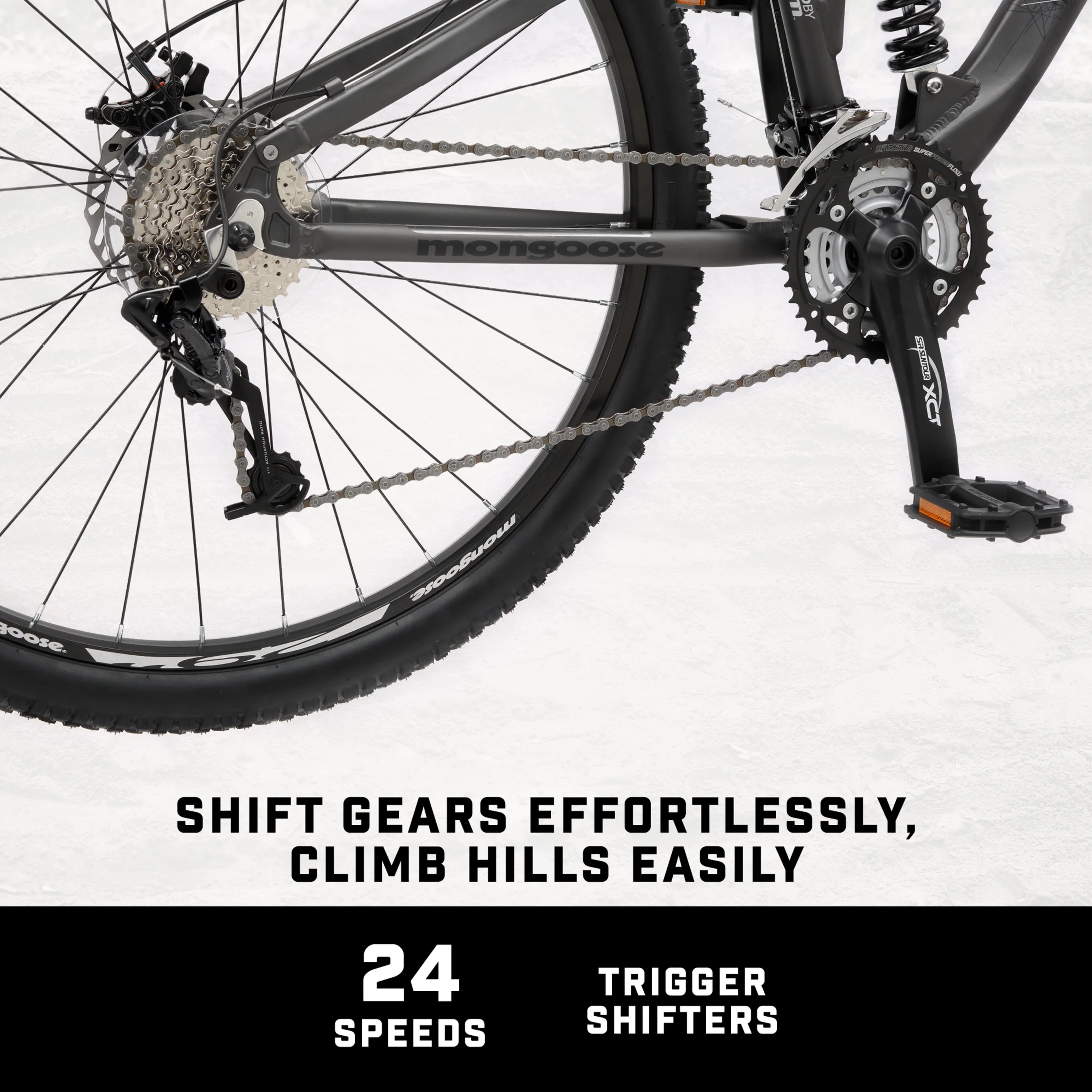 XR-Pro Men's Mountain Bicycle, 29-inch Wheels, 24 Speeds, Black